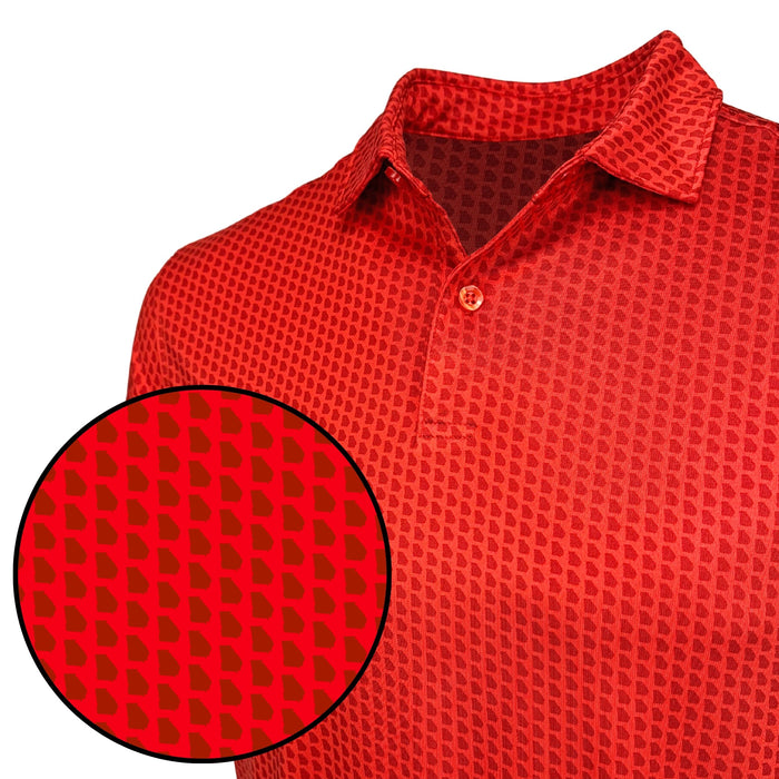 Peach State Red Polo