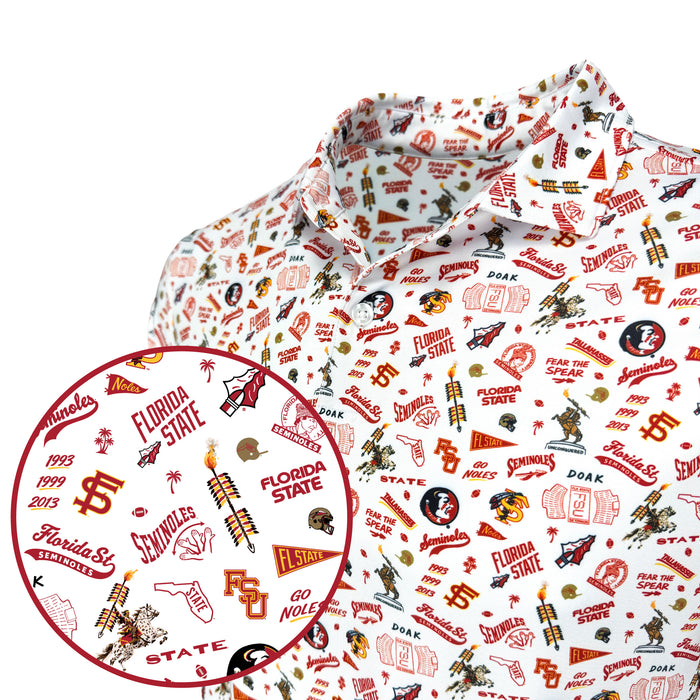 FSU Vintage Gameday Polo
