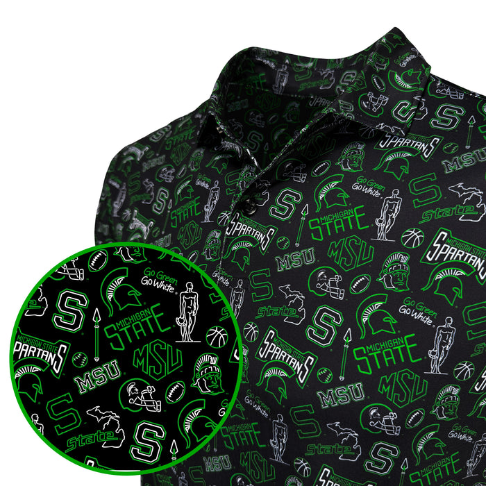 MSU Neon Nightlife Polo