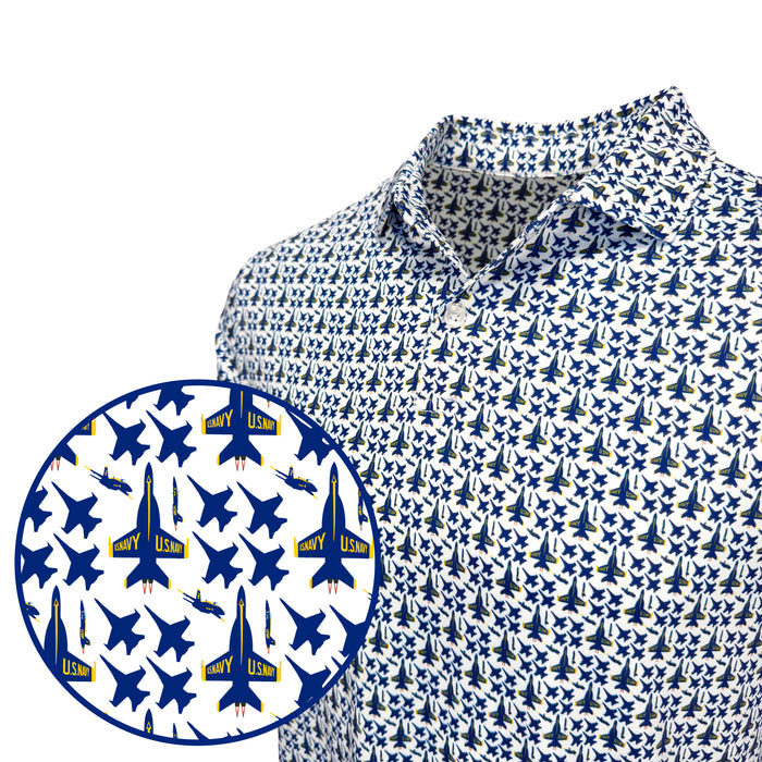 USN Blue Angels Diamond Formation Polo