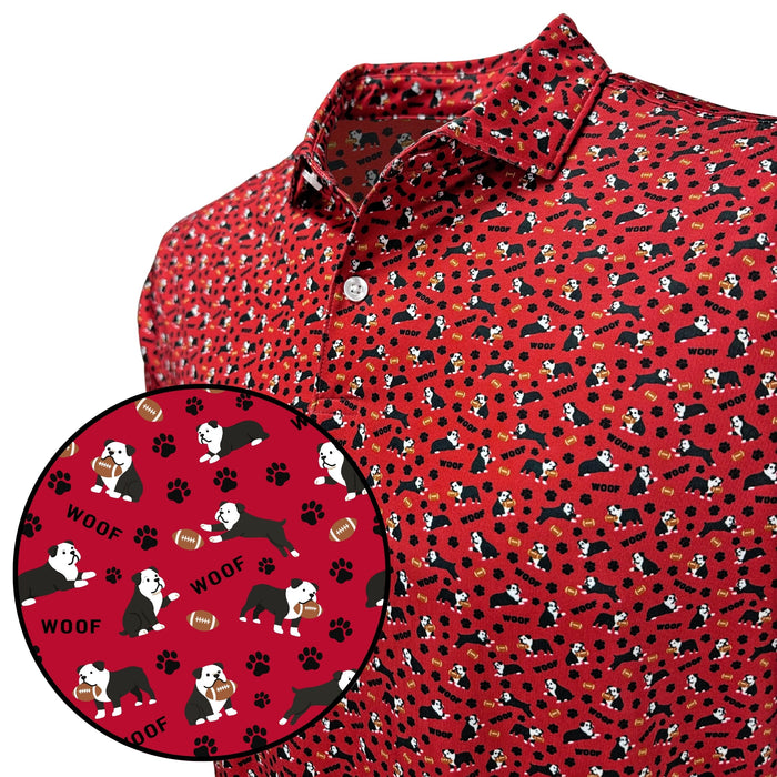 Hungry Dawg Print Polo