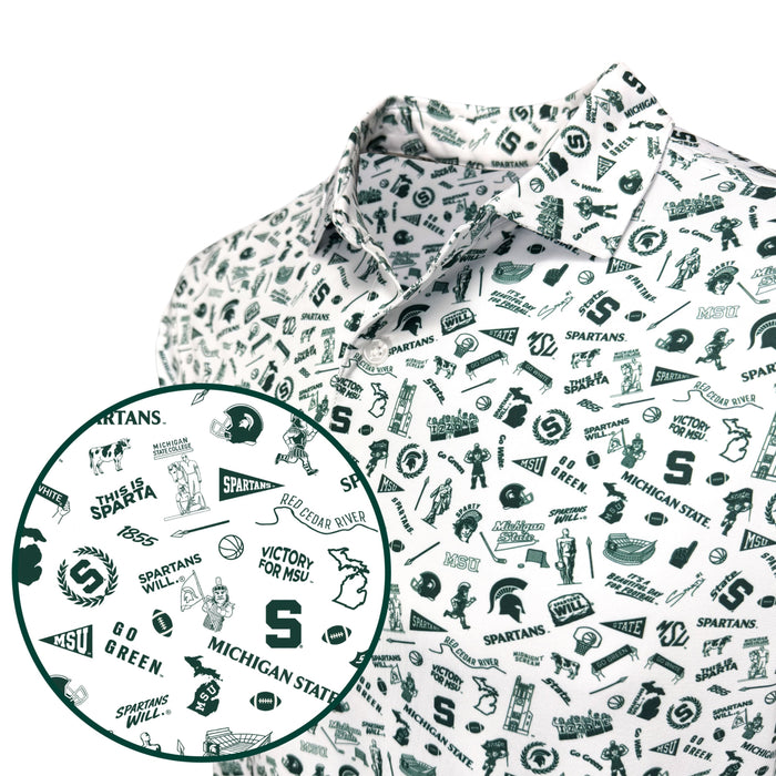 MSU Spartan Gameday Polo