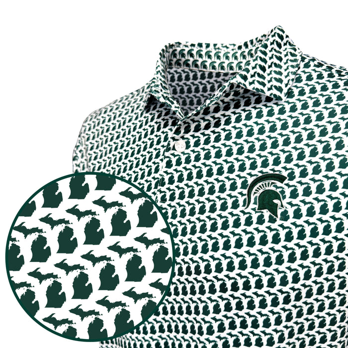 MSU Spartan State Pride Polo