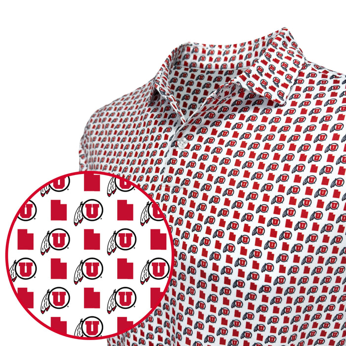 UU Utah Man Polo