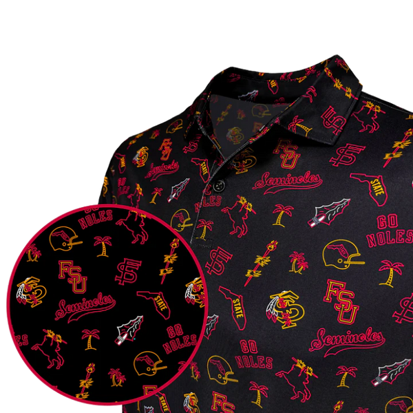 FSU Neon Nightlife Polo