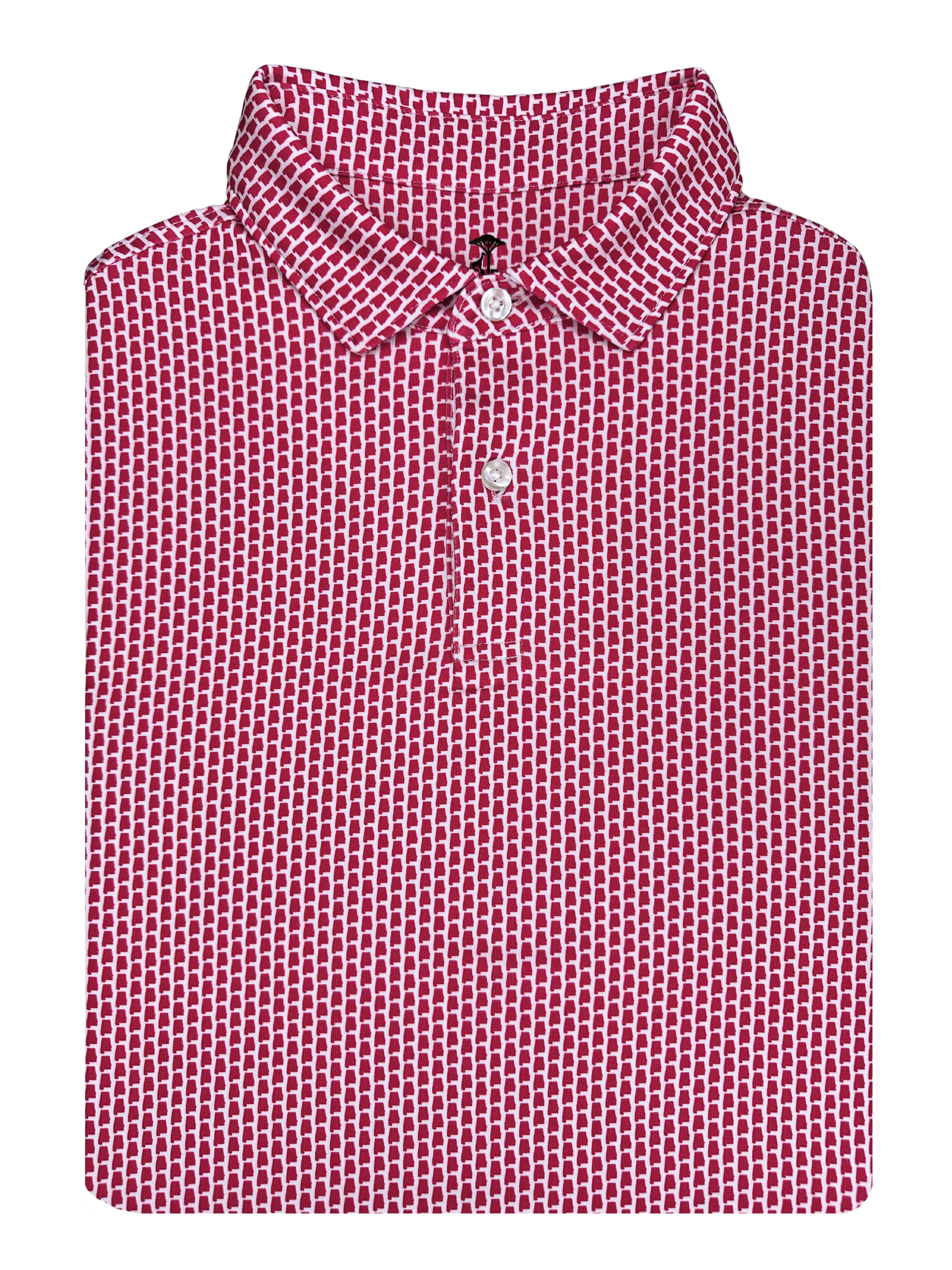 Alabama Print Crimson Polo