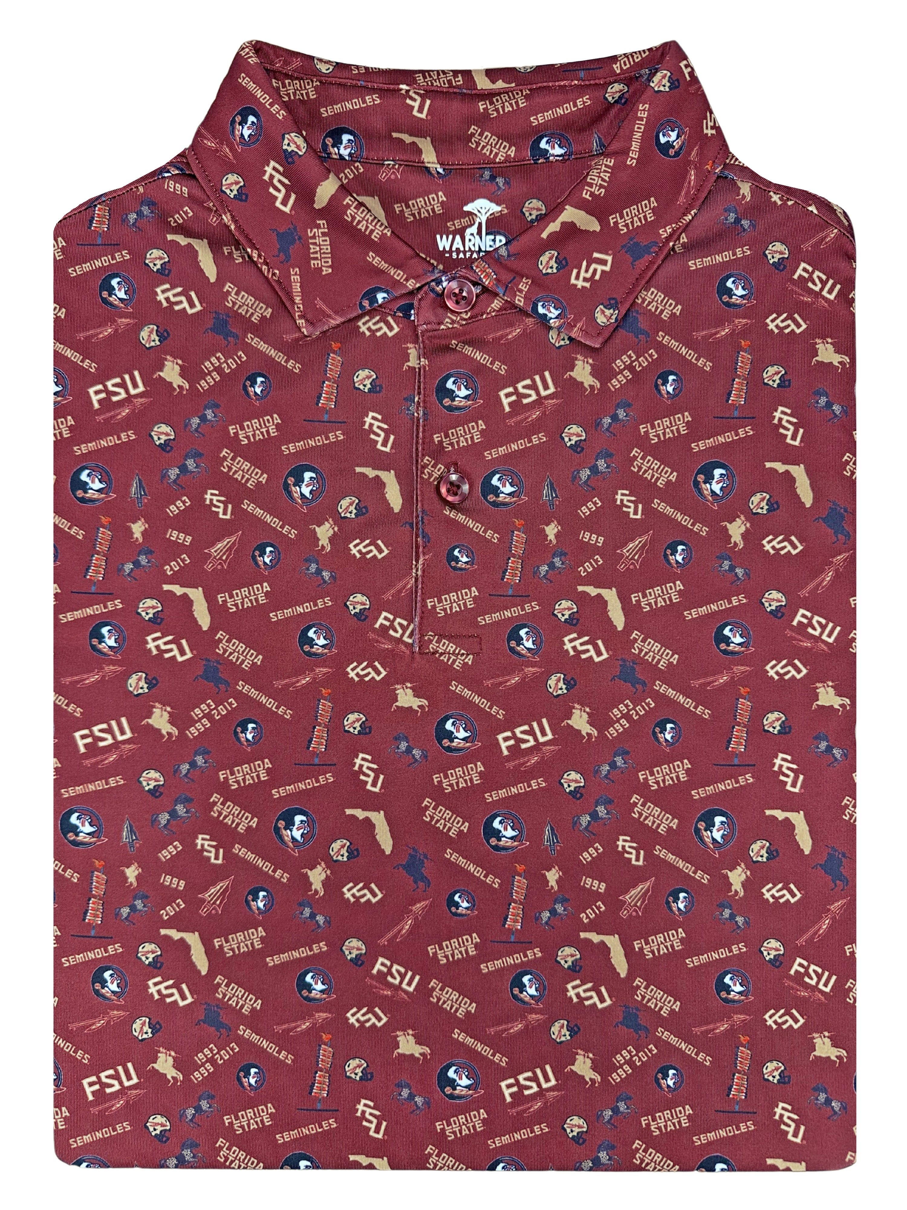 The FSU Seminole® Safari Print Polo