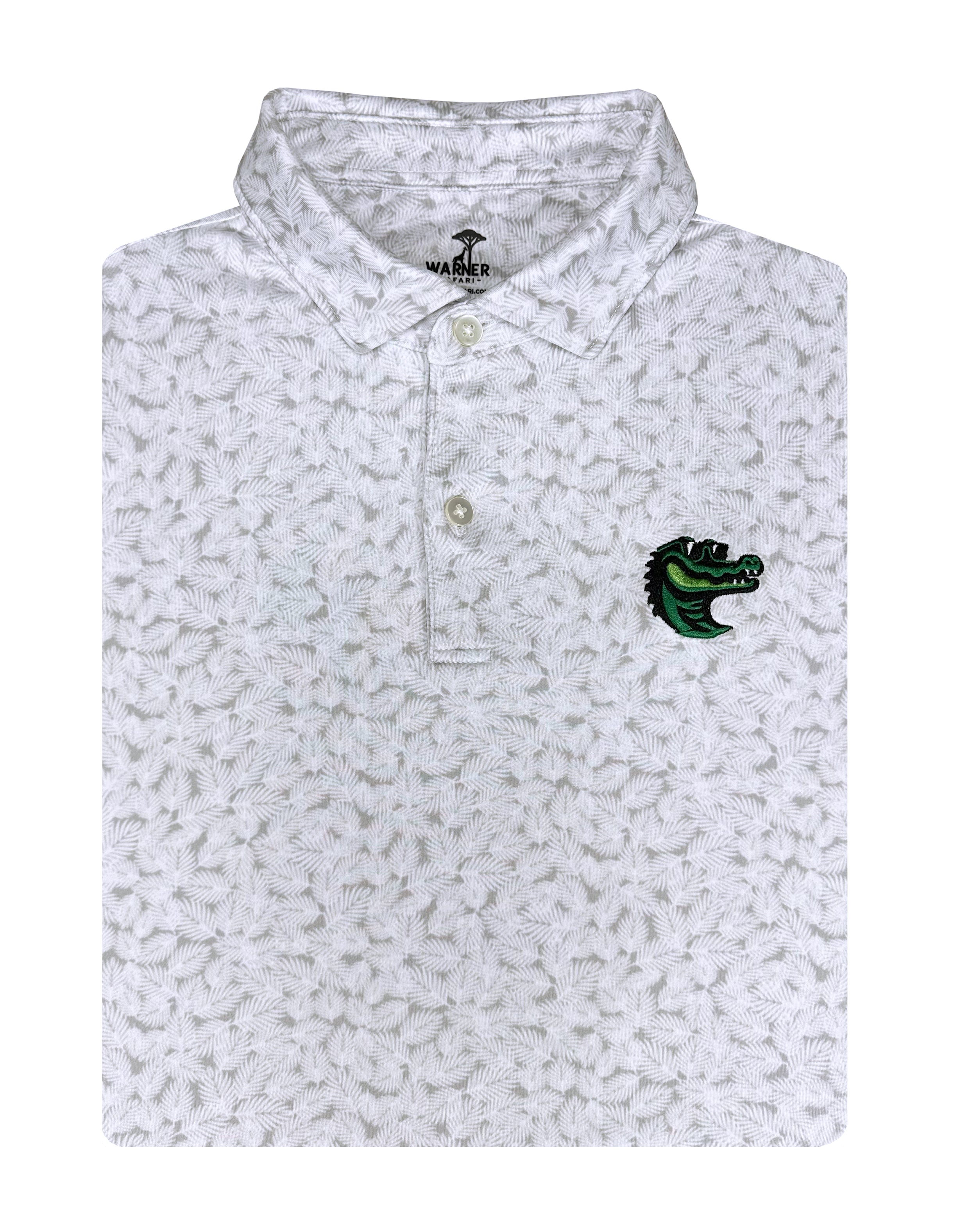 Groovy Gator Tropical Print Polo