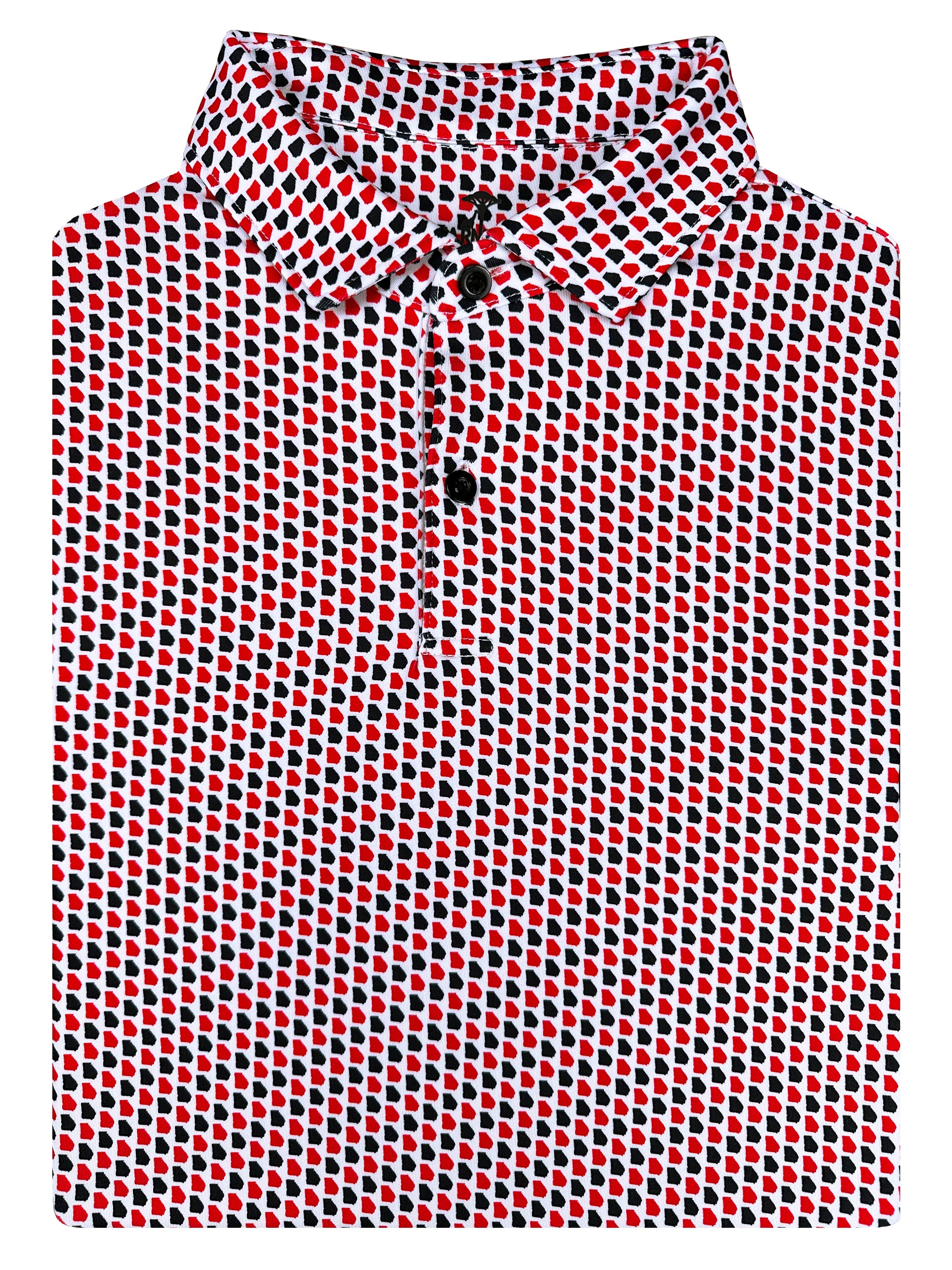 Georgia Print Bulldog Polo Shirt