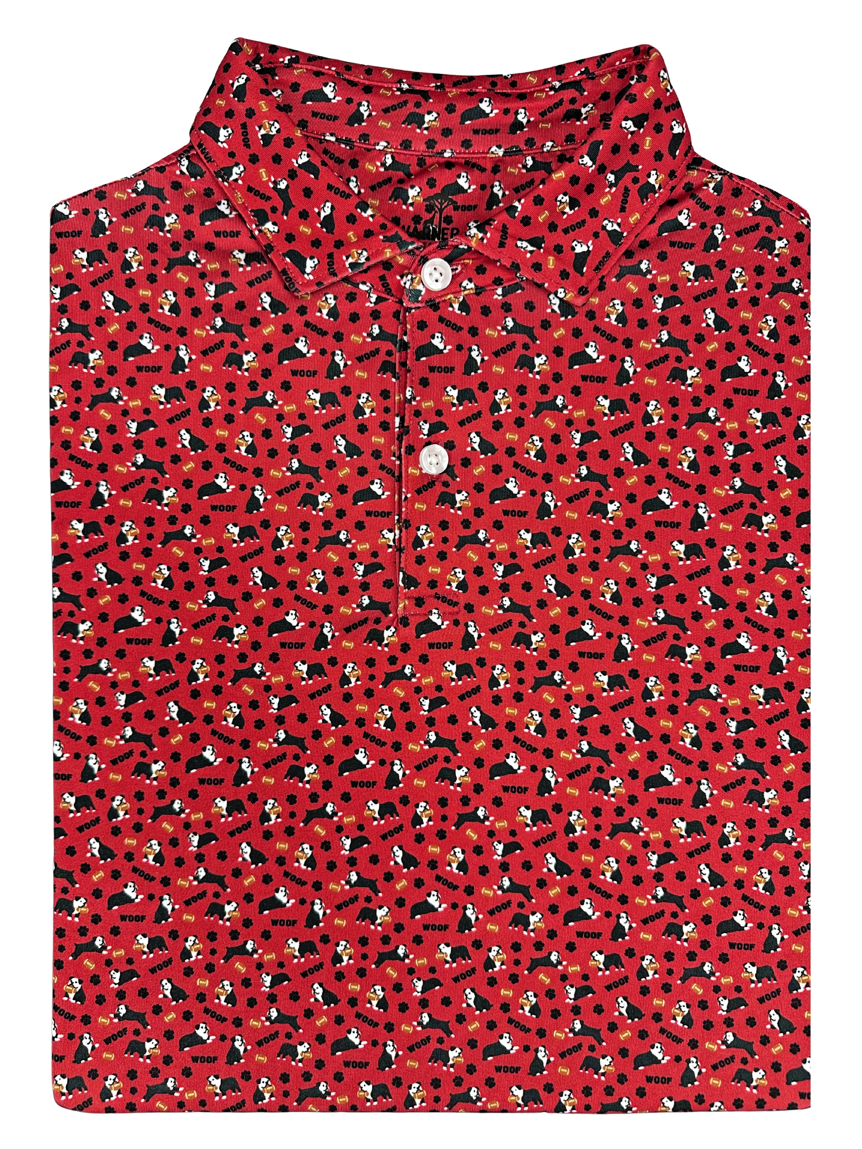 The Hungry Dawg Print Polo