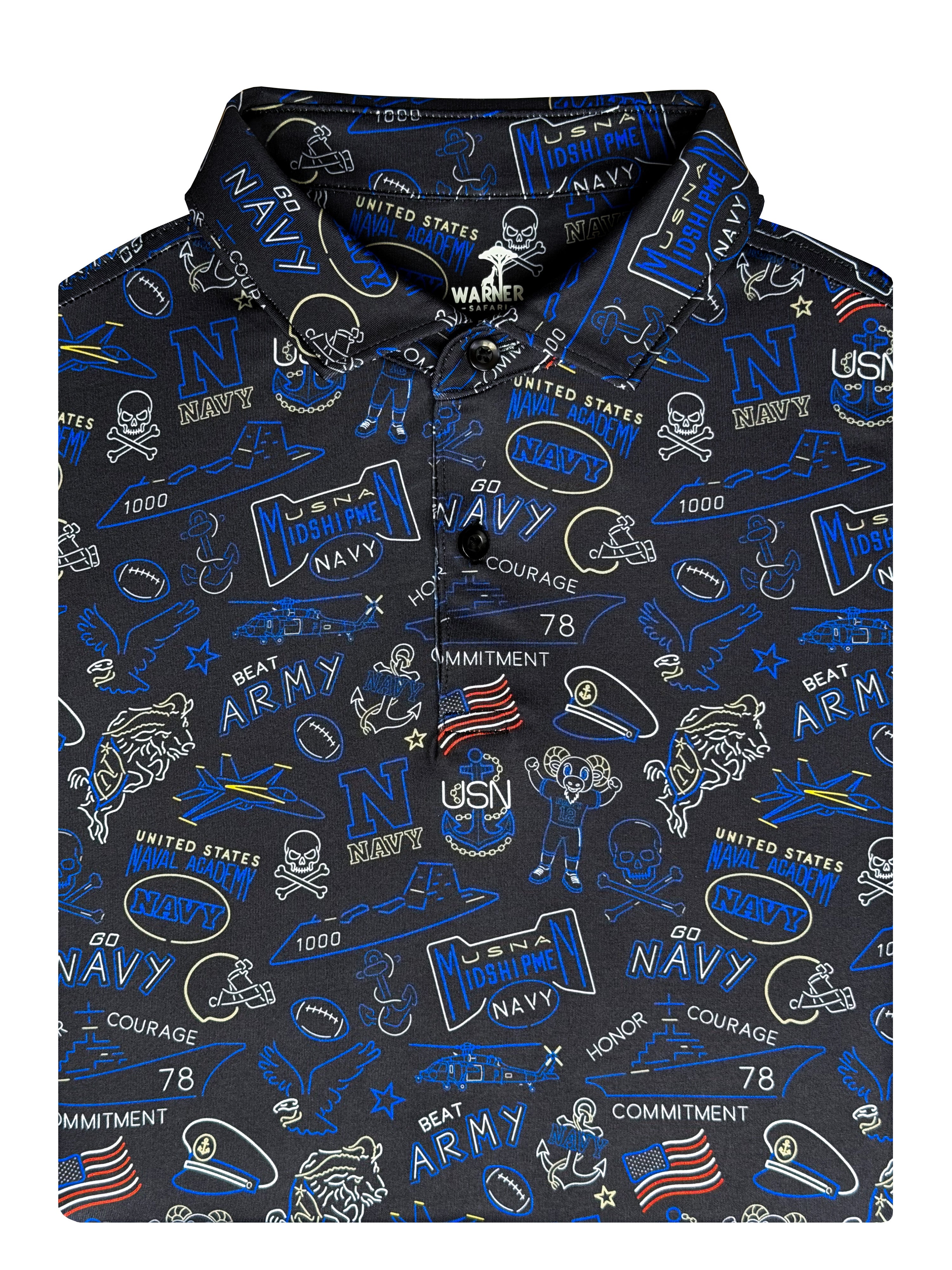 USNA Neon Nightlife Polo