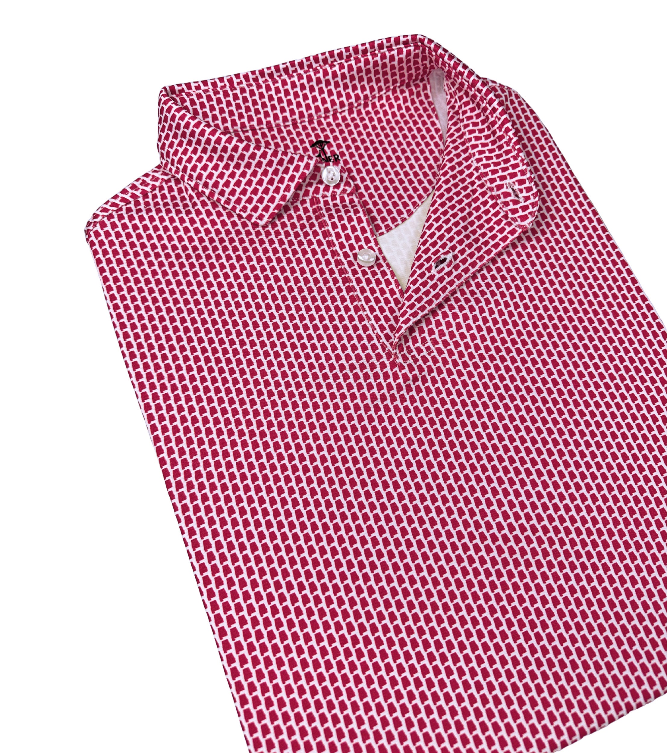 Alabama Print Crimson Polo