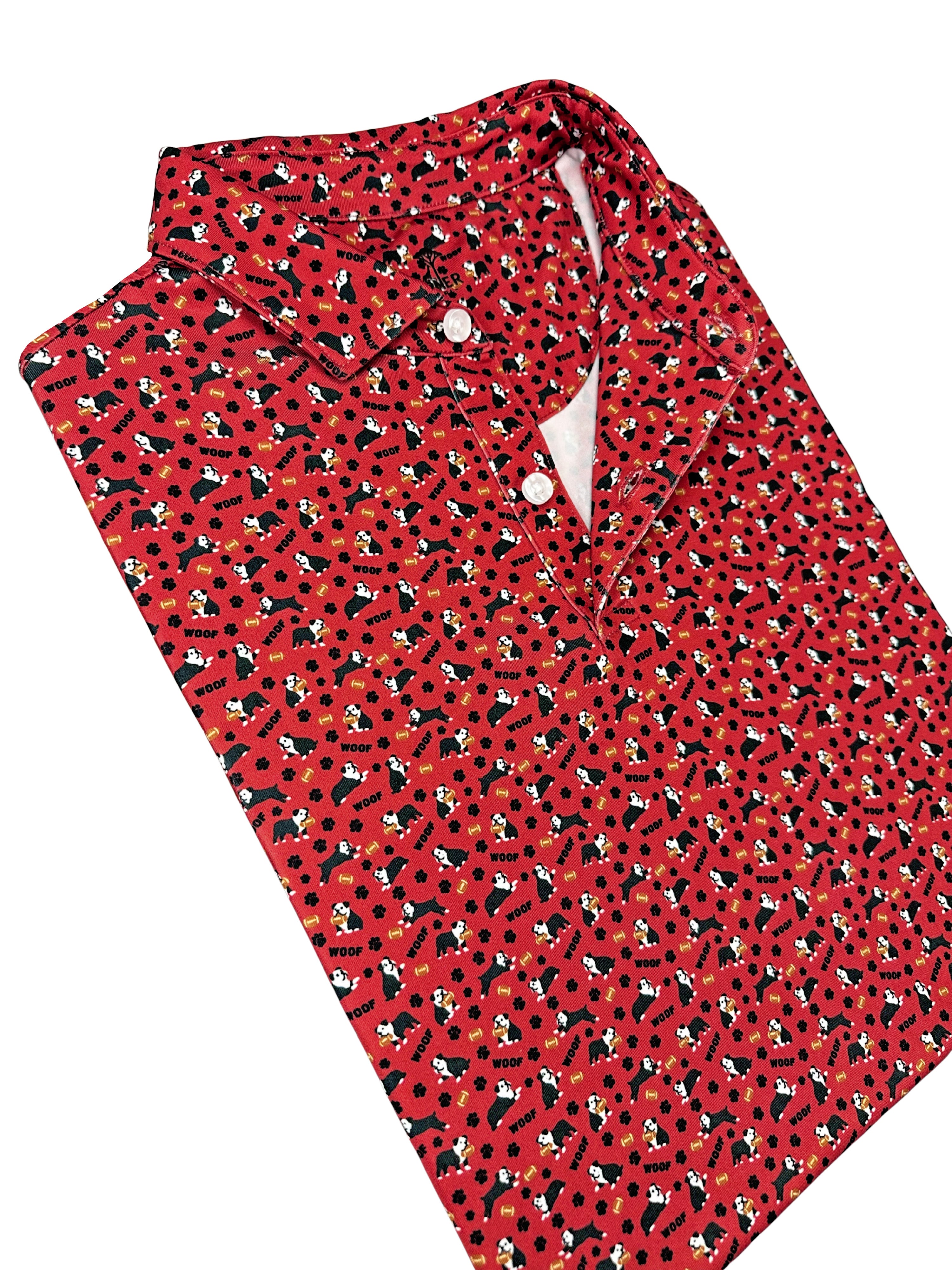 The Hungry Dawg Print Polo