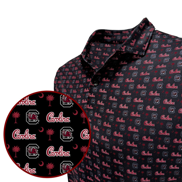 USC Carolina Black Polo