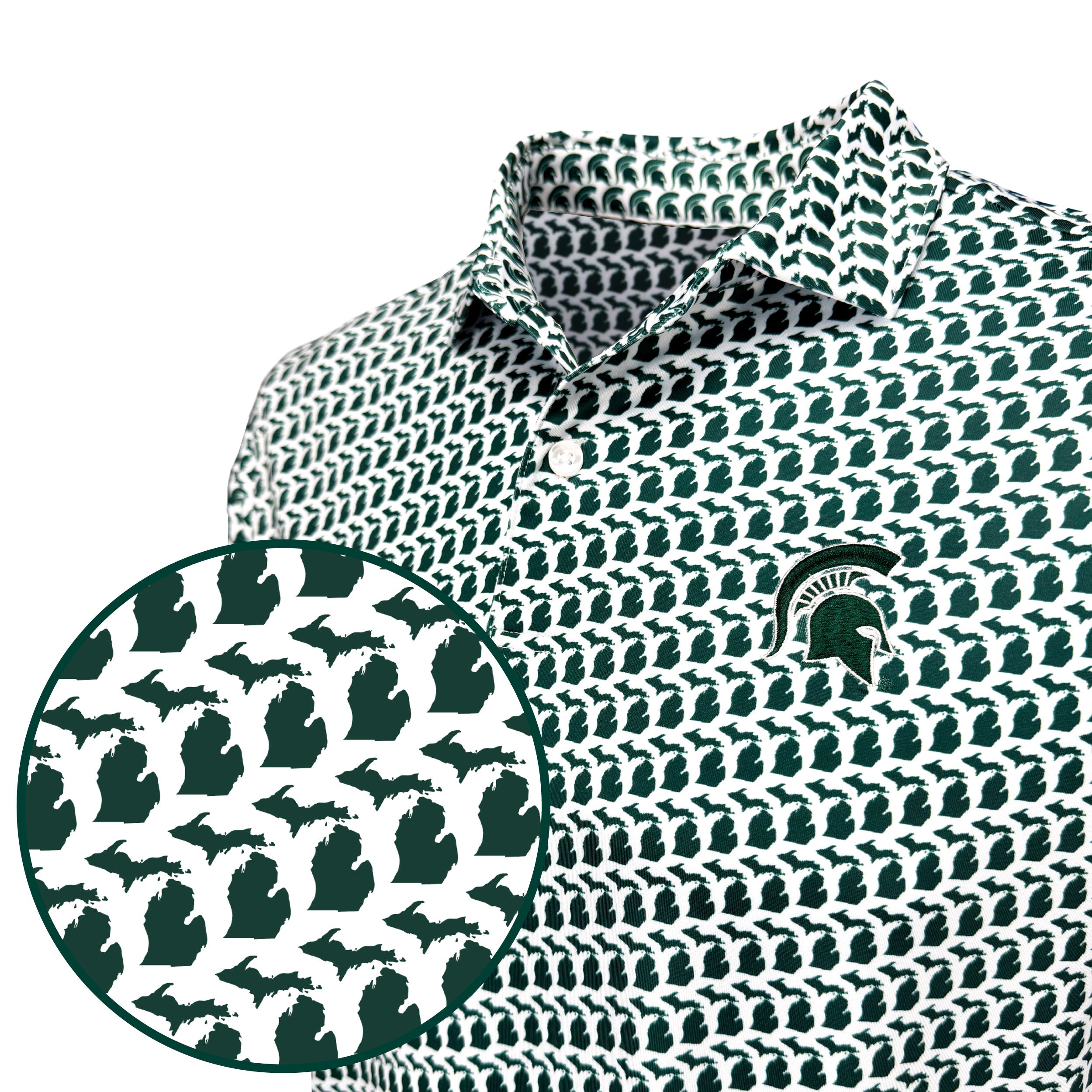MSU Spartan State Pride Polo