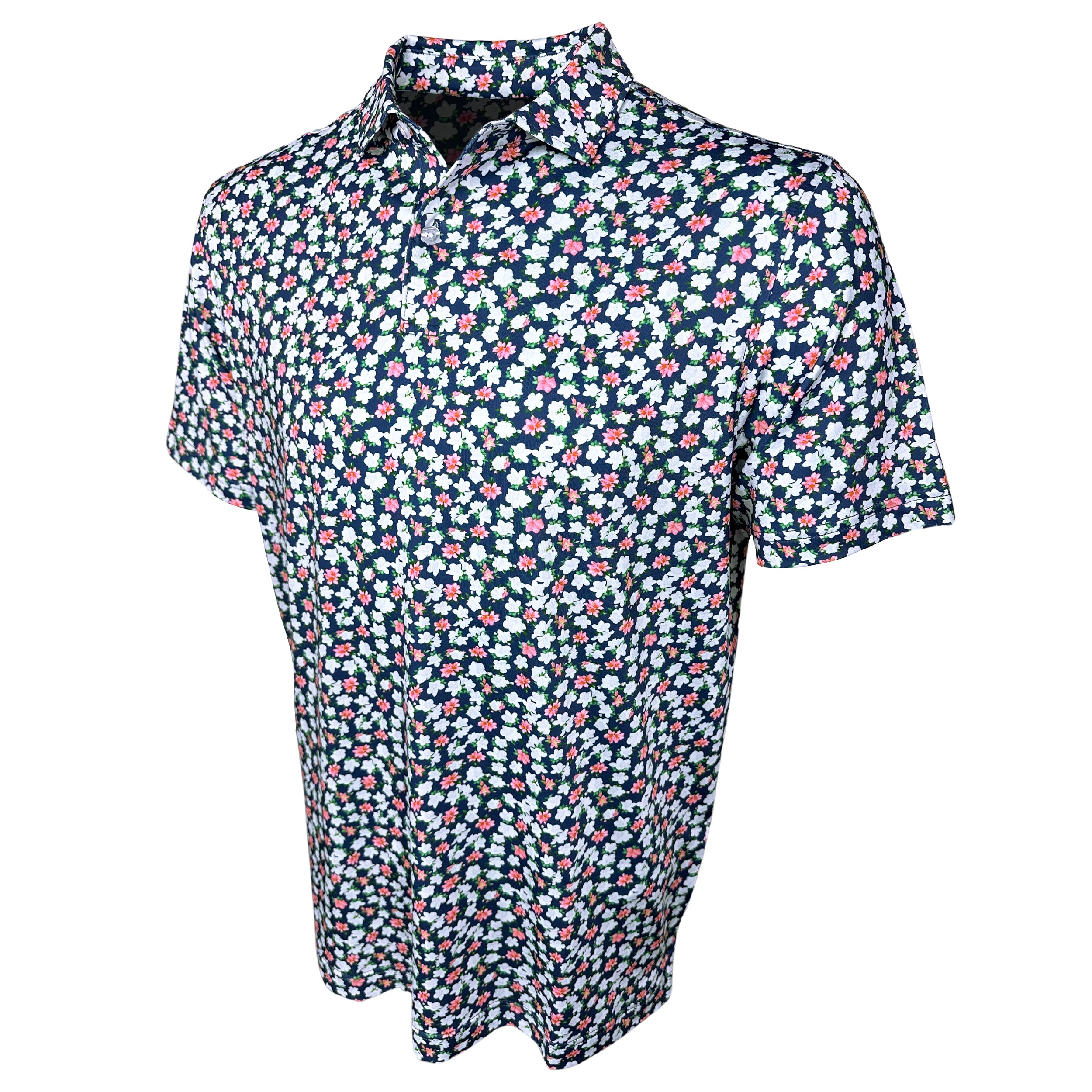 Azalea Floral Print Polo for Men