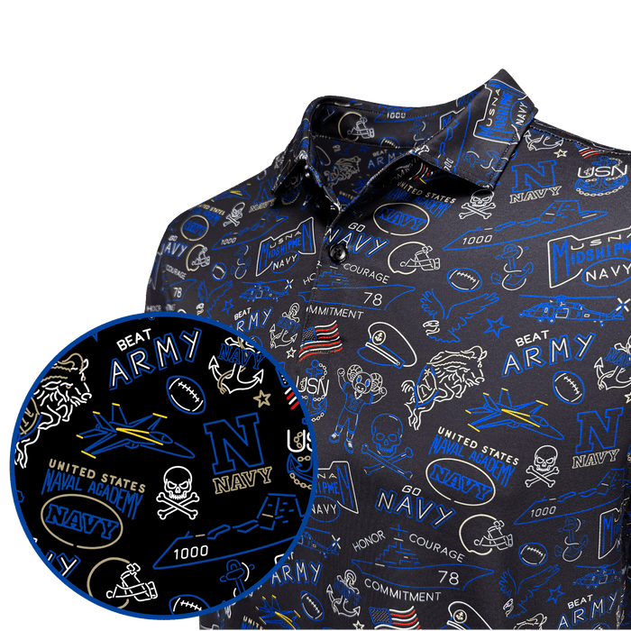 USNA Neon Nightlife Polo