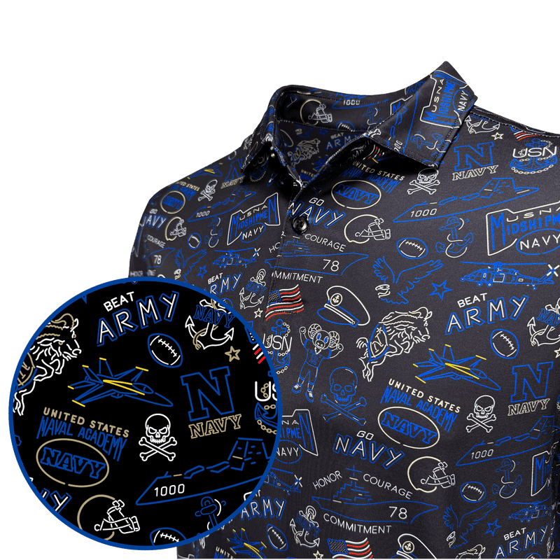 USNA Neon Nightlife Polo