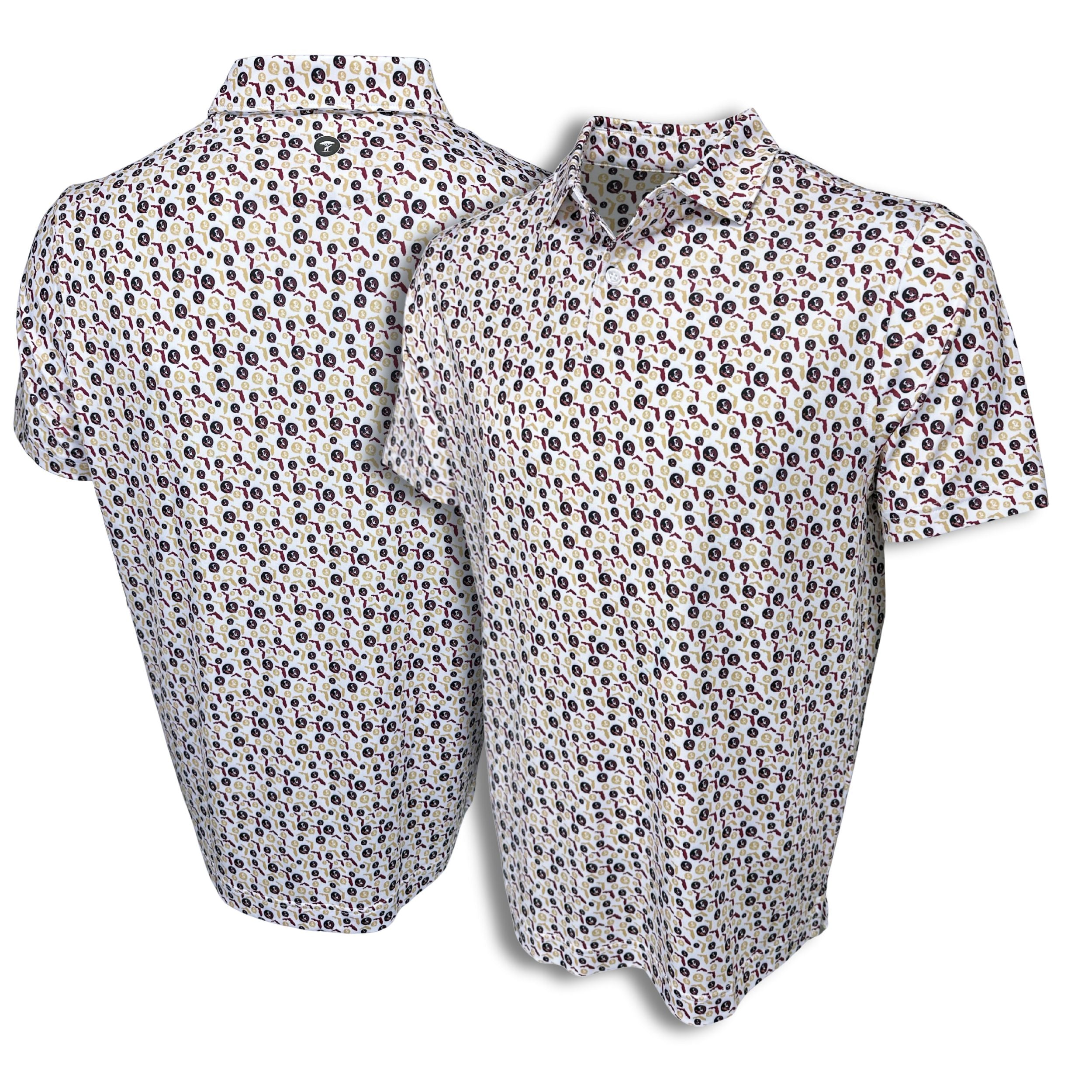 The FSU Fearless Print Polo