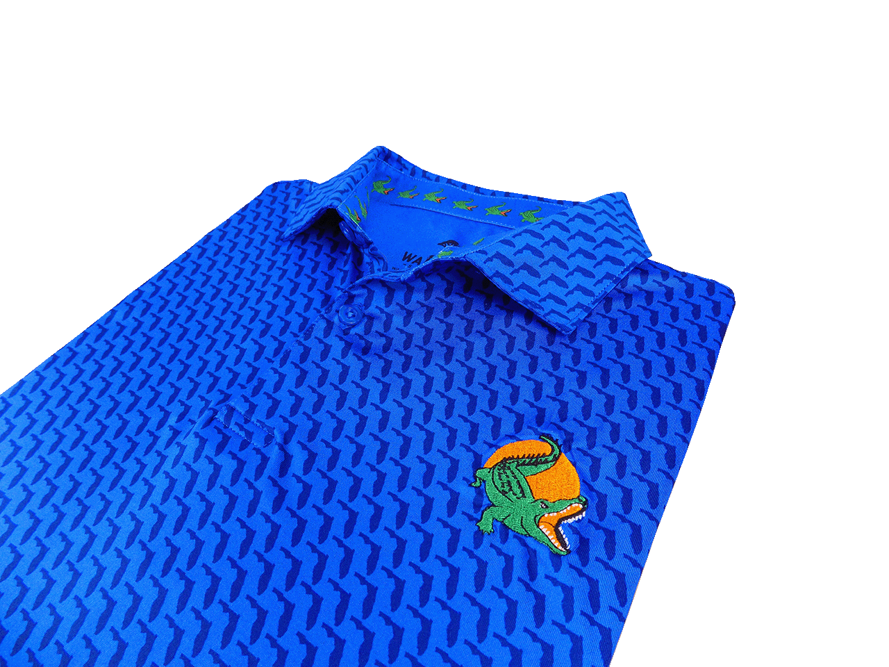 Florida Print Gator Polo – Warner Safari