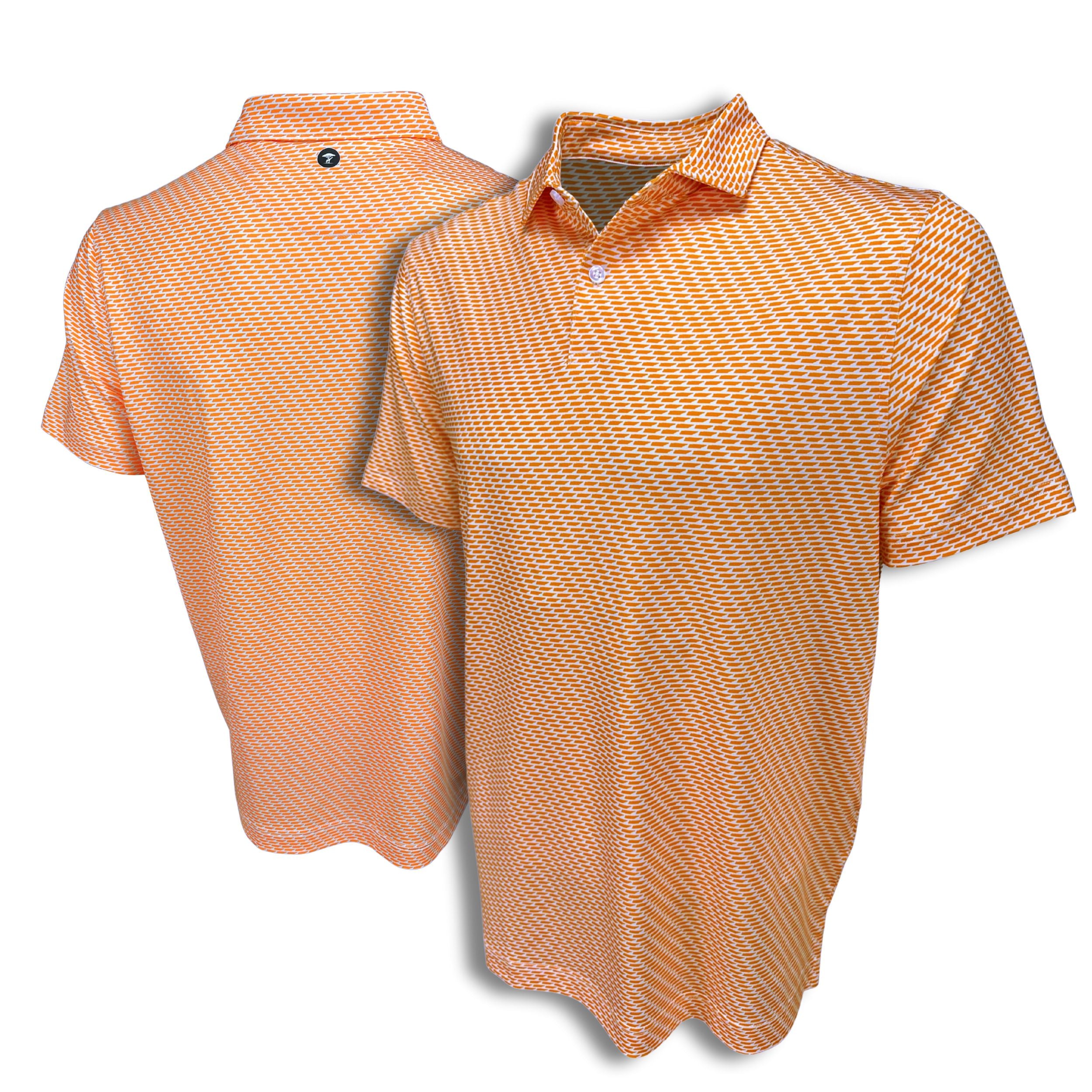 Tennessee Orange/White Print Polo