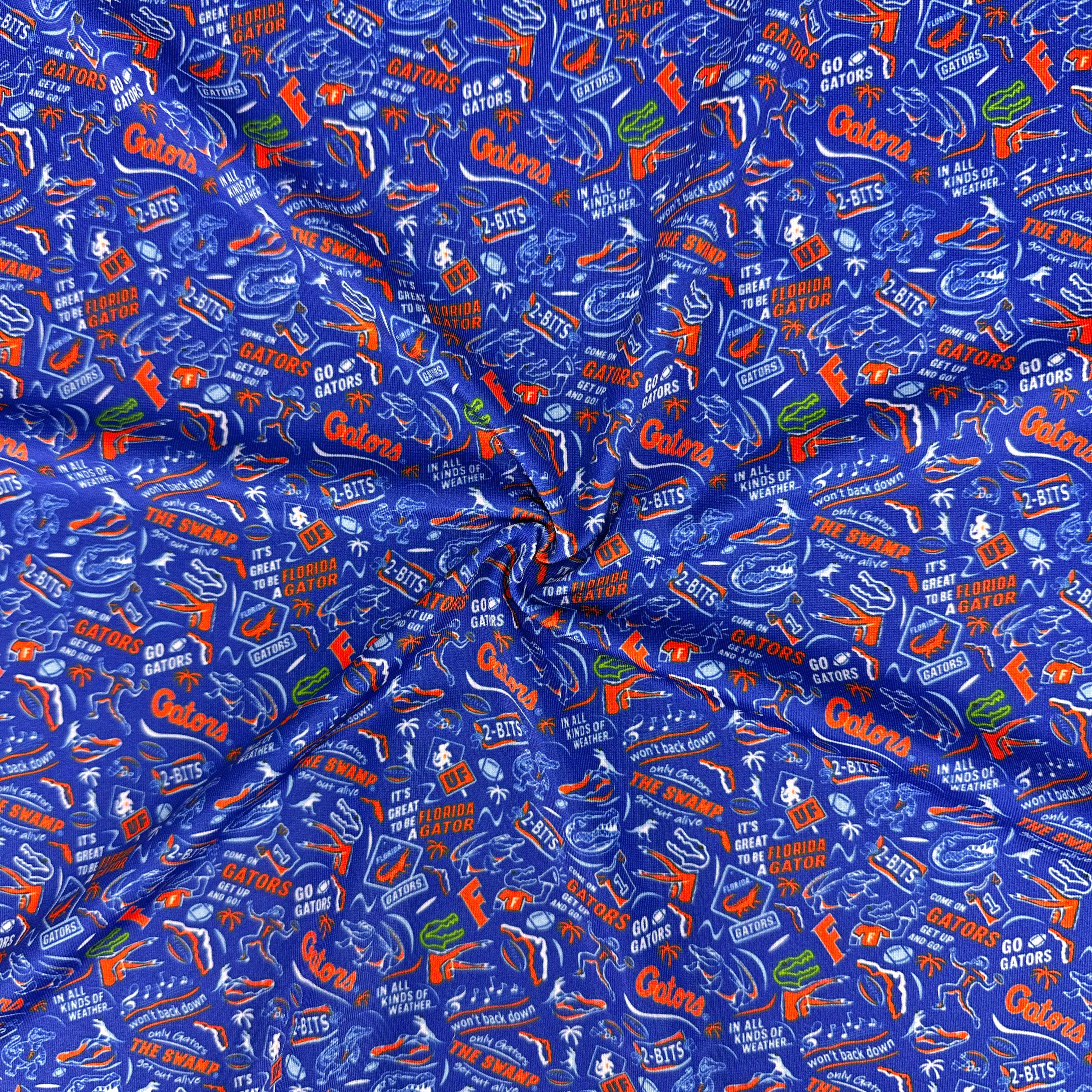 The UF Gator Gameday Print Polo - Blue