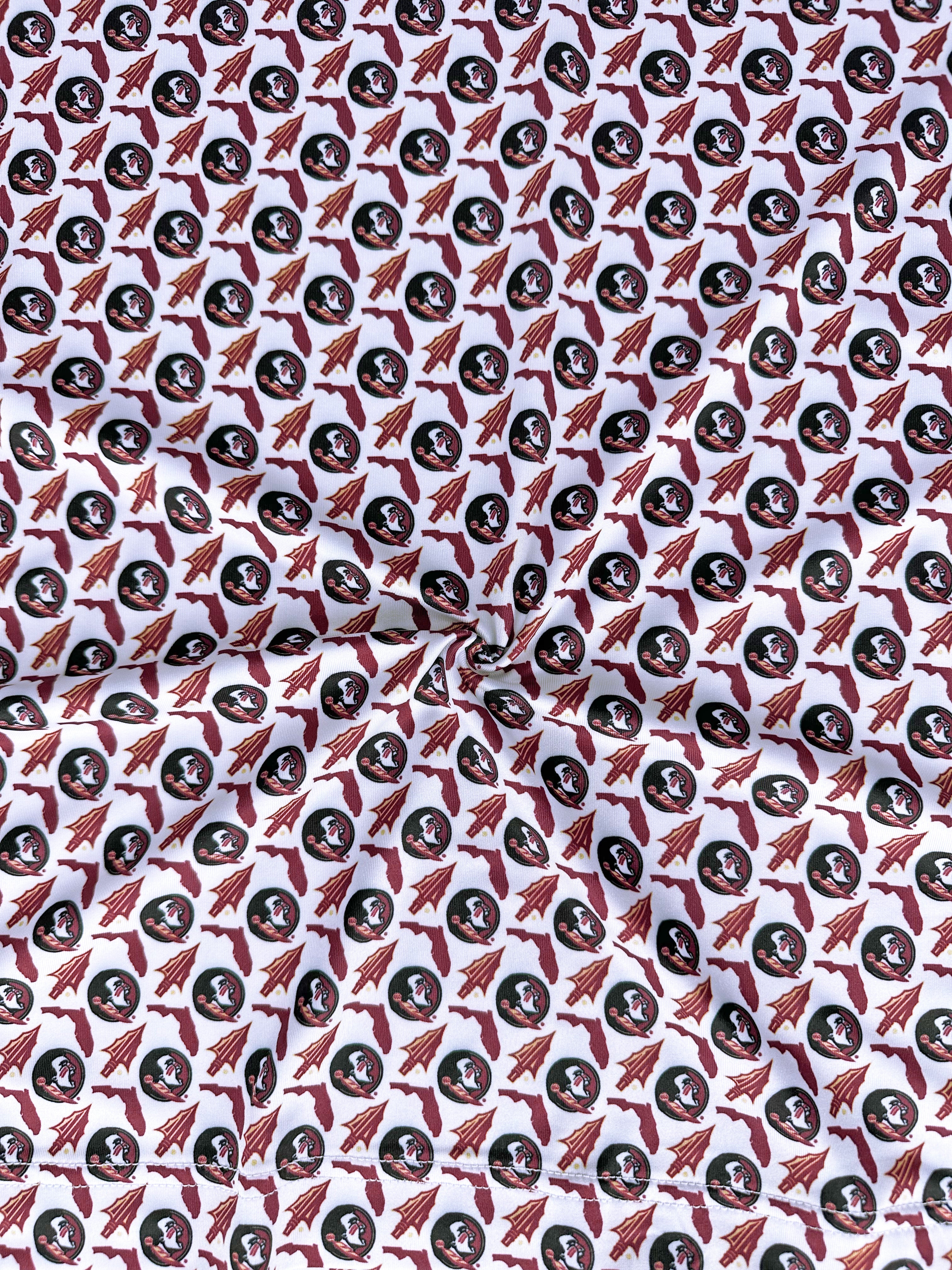 The FSU Seminole® Spear Print Polo