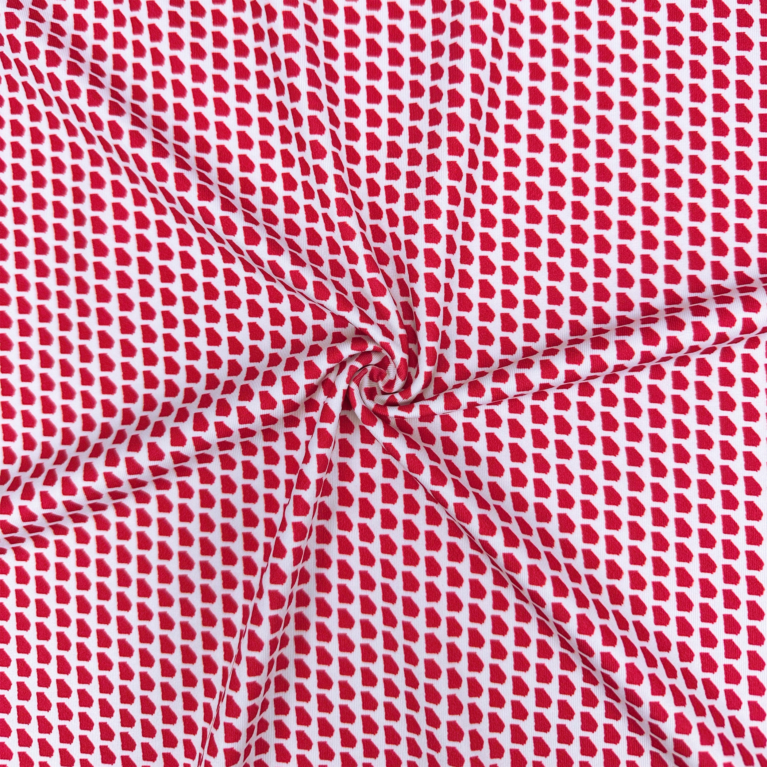 Georgia Red Rage Print Polo