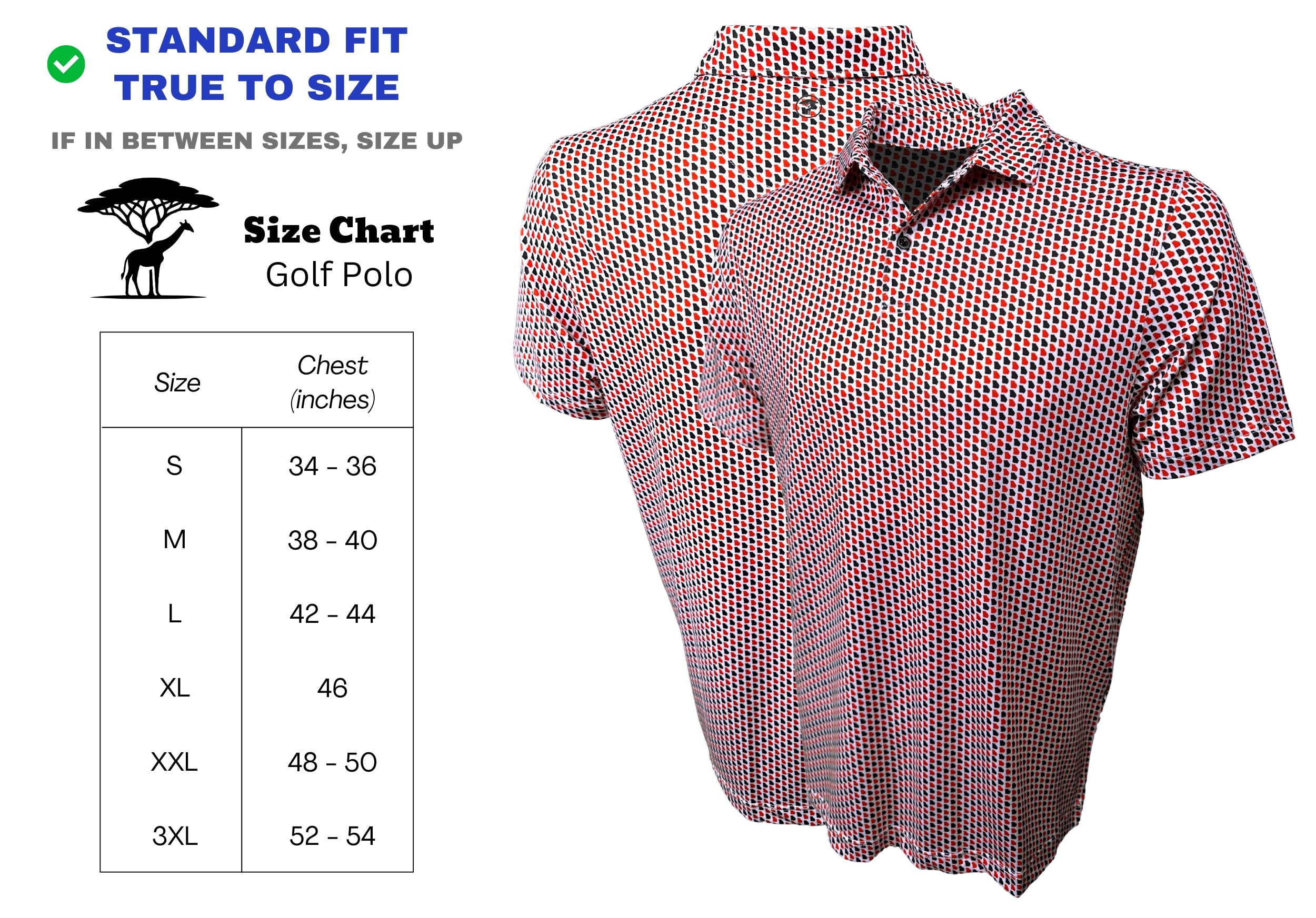 Men's Georgia Polo Golf Shirt