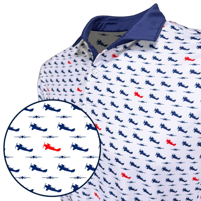 Aviator Print Polo