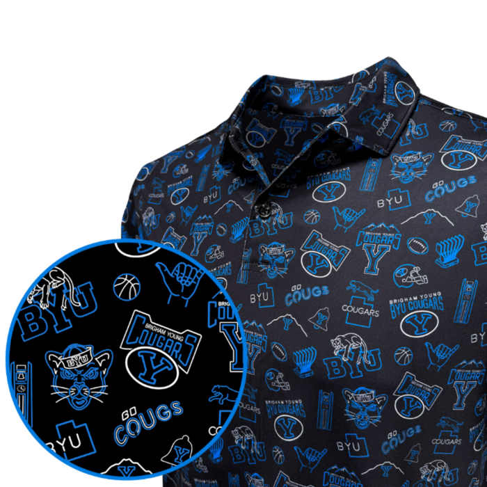 BYU Neon Nightlife Polo