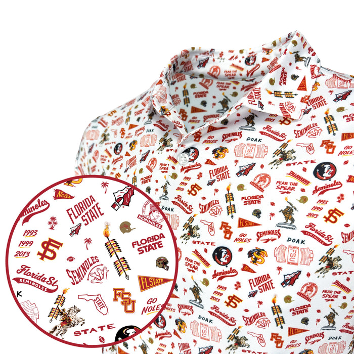 FSU Vintage Gameday Polo