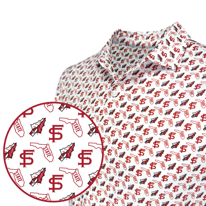 FSU Vintage Seminole Spear Polo
