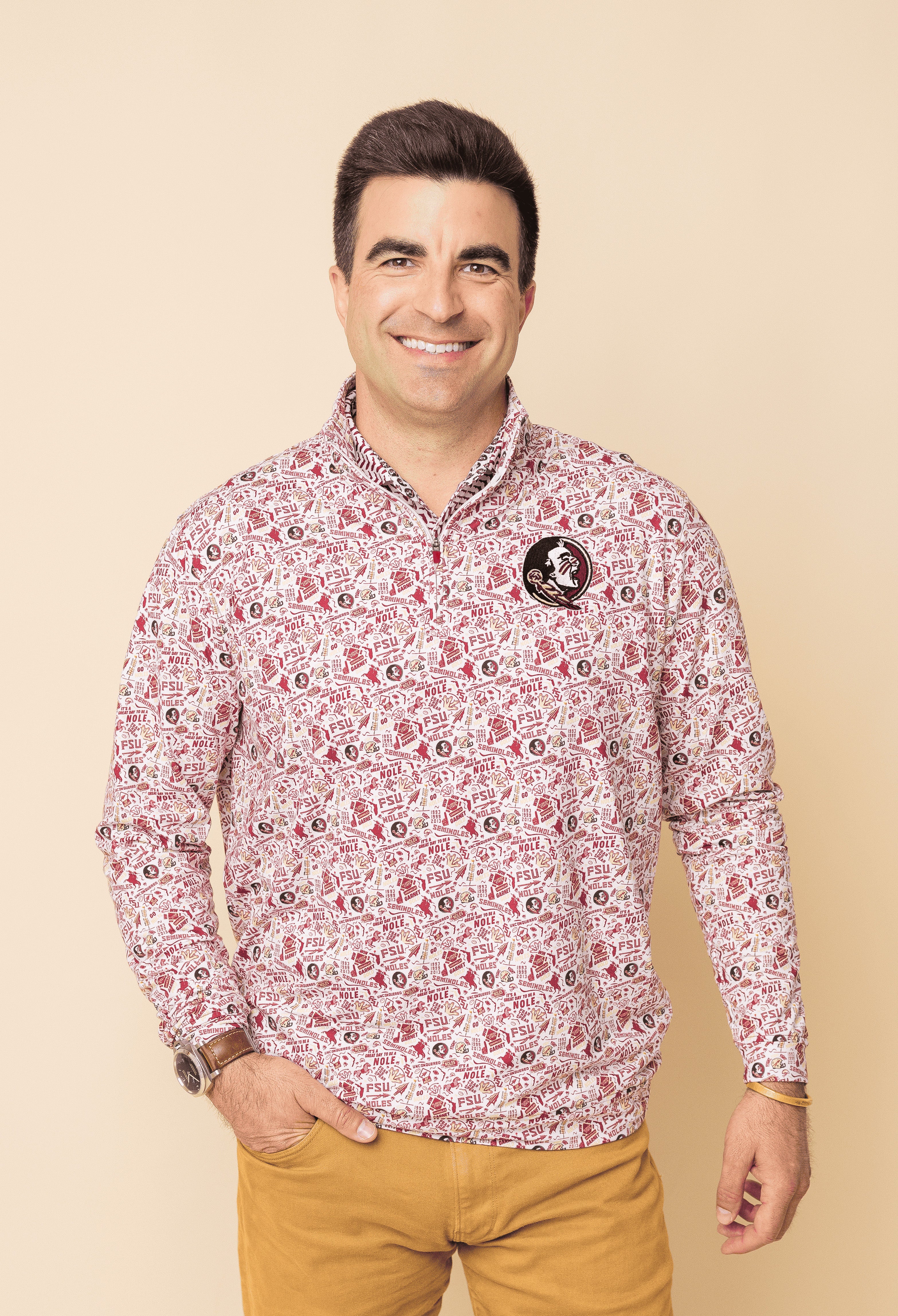 FSU Nole Gameday Q-Zip – Warner Safari