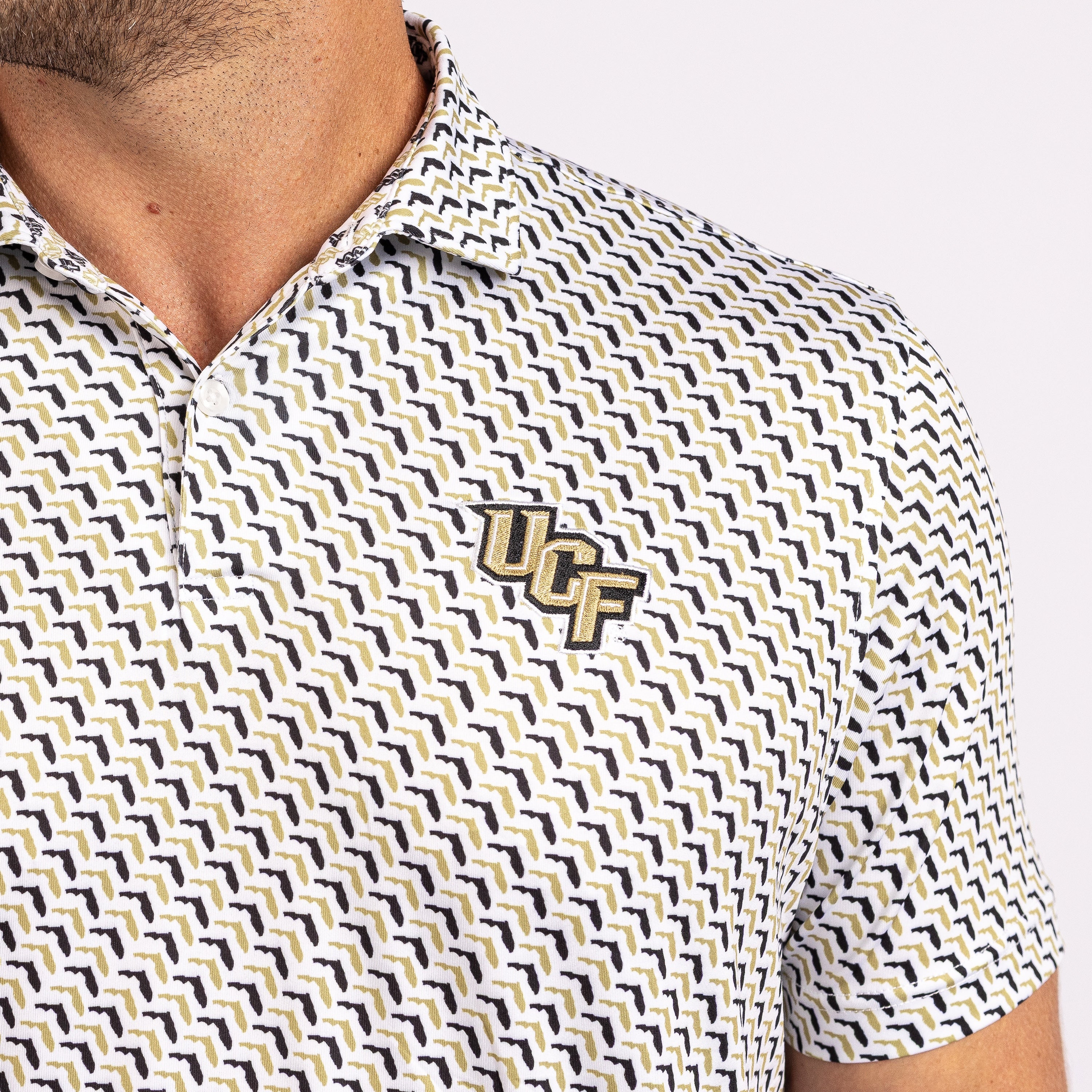 UCF Black & Gold State Pride Polo