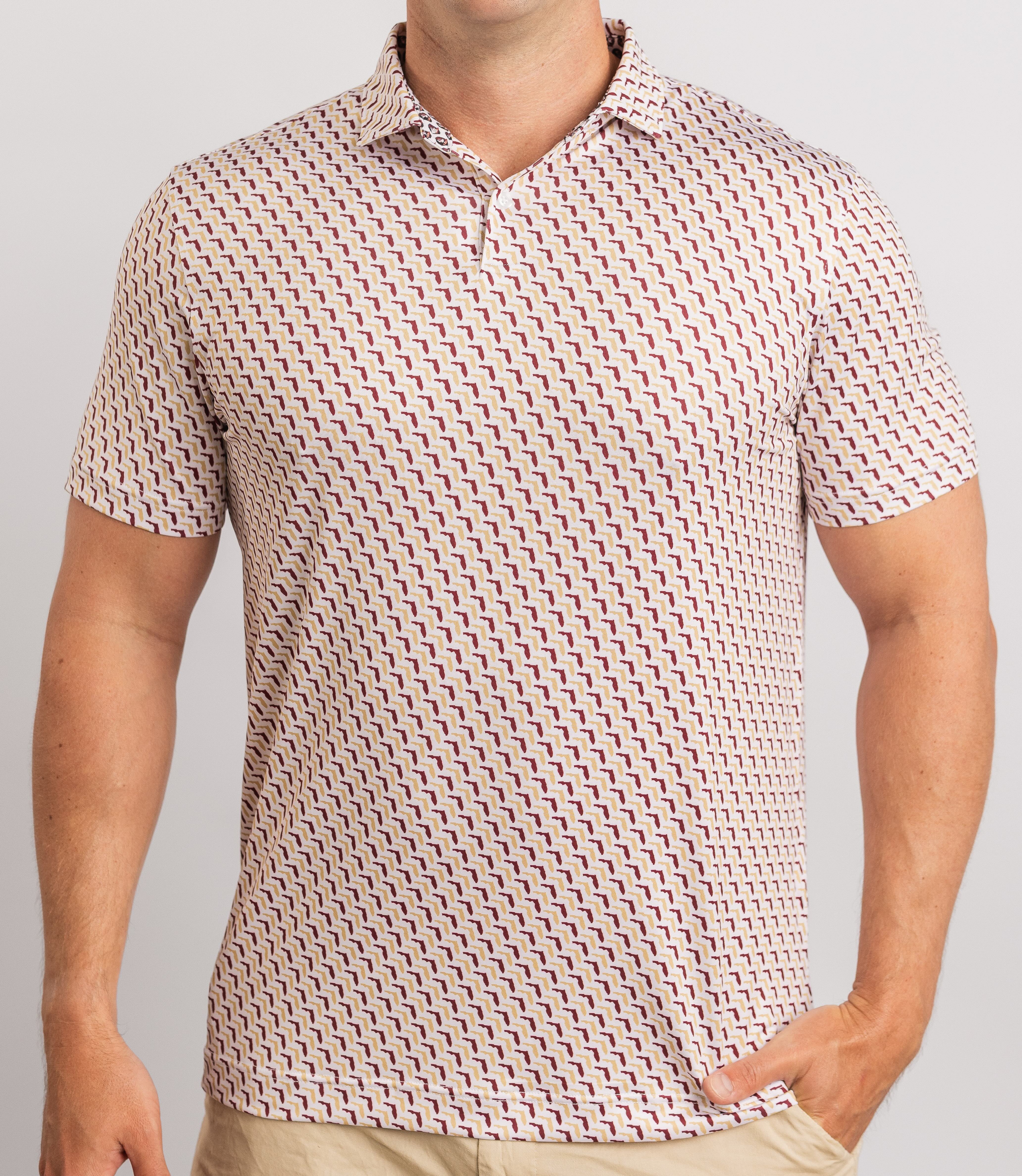 FSU Garnet & Gold State Pride Polo