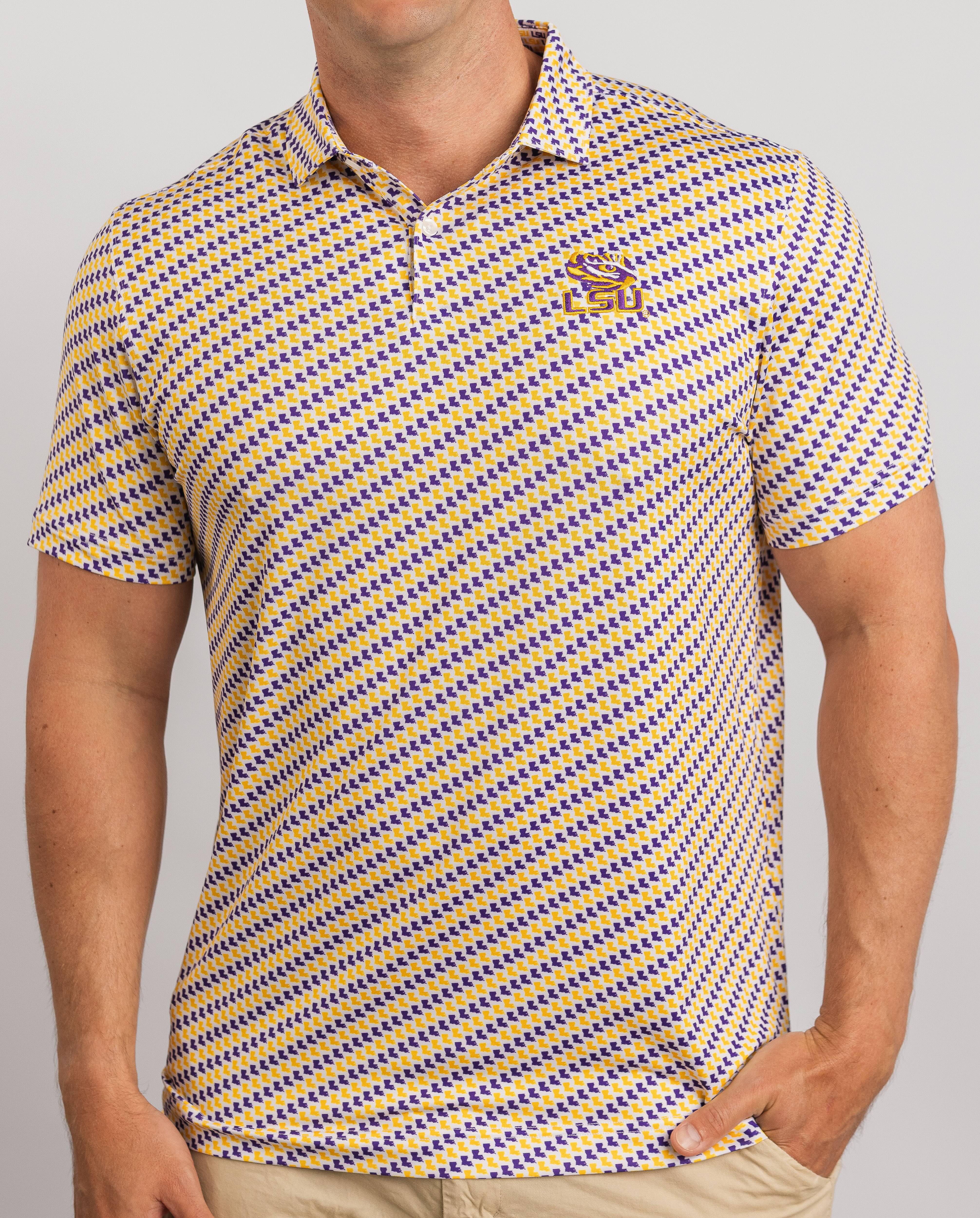 LSU Purple & Gold Polo