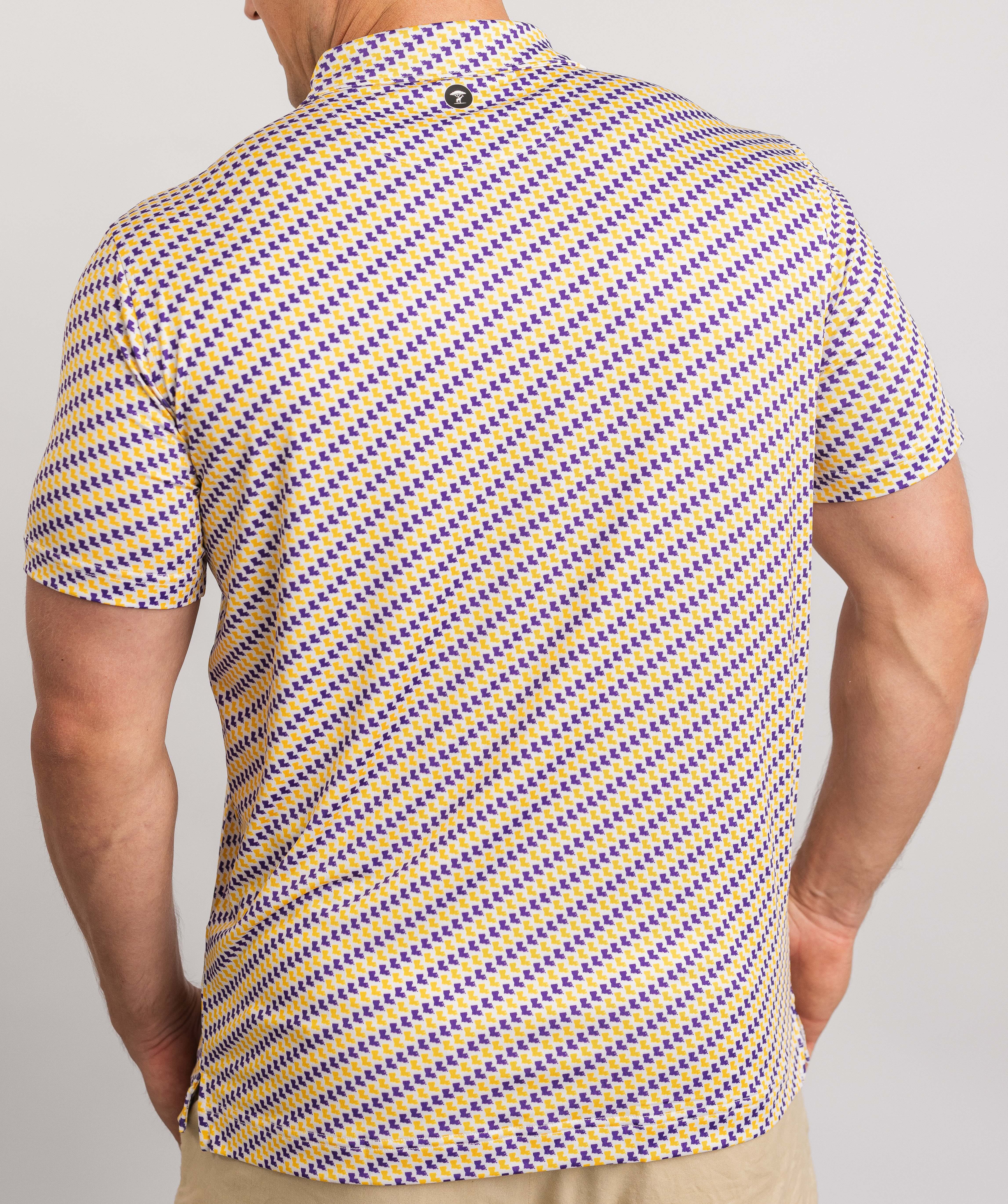 LSU Purple & Gold Polo