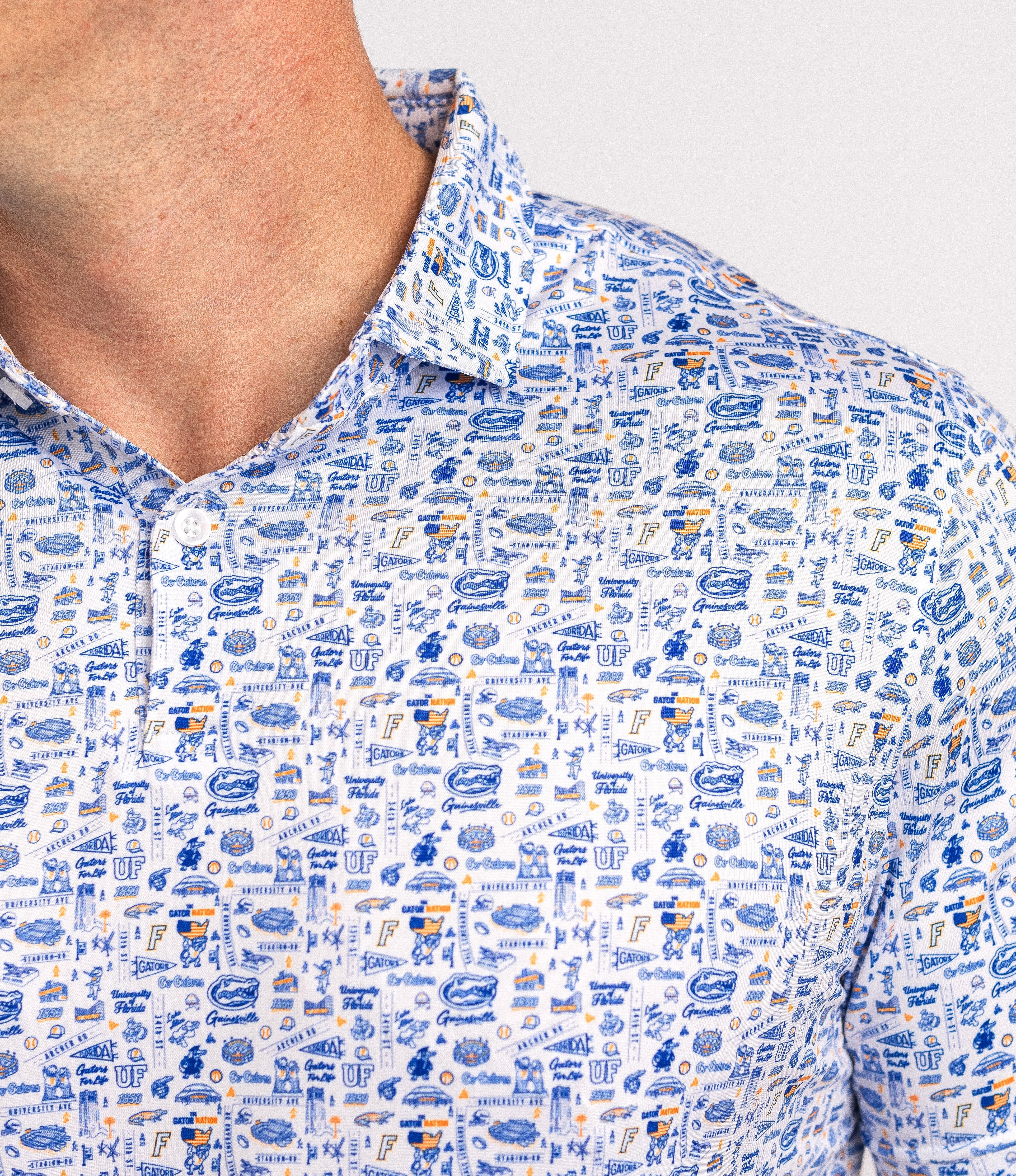UF 1853 Campus Polo - Blue
