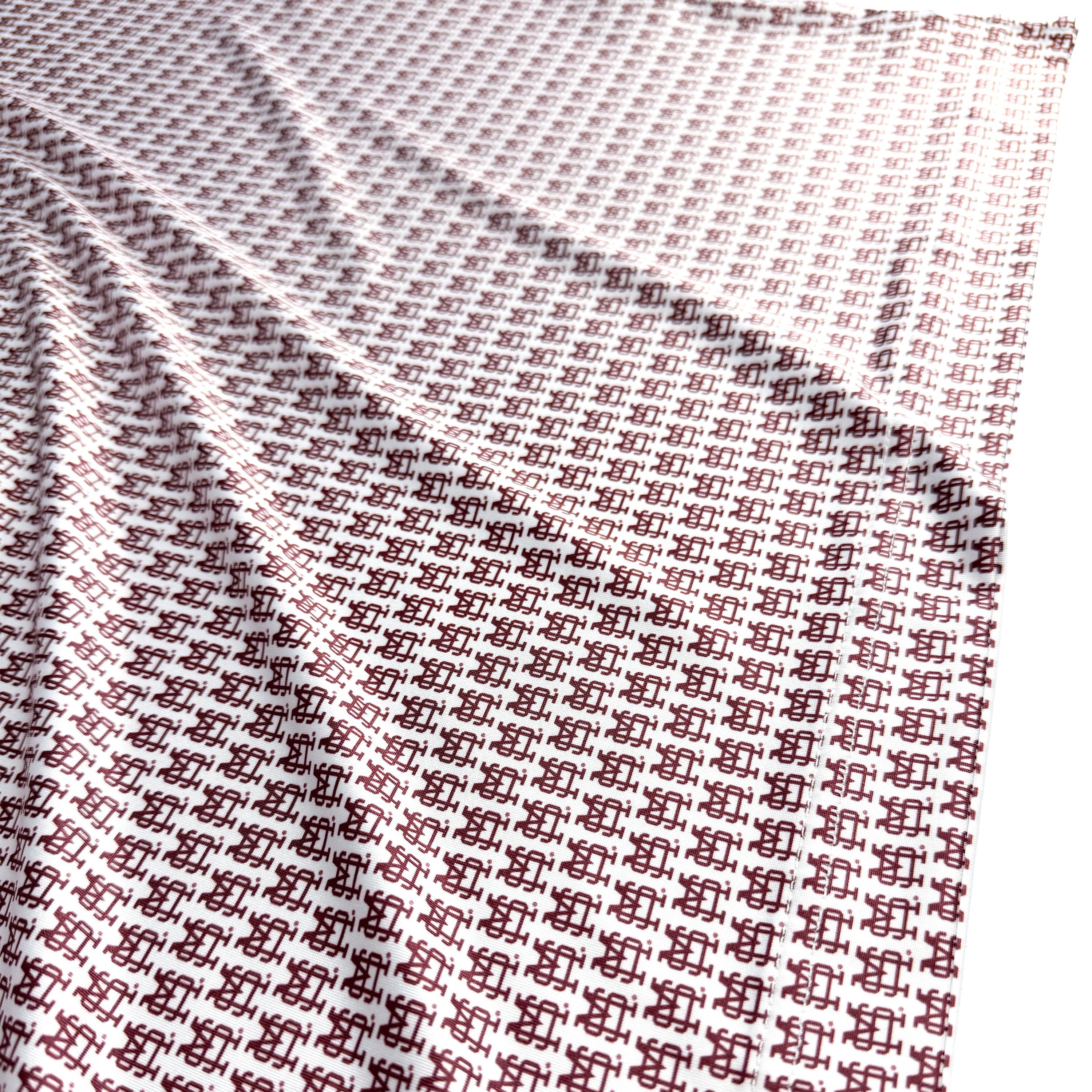 Close-up of a textured fabric with a pattern