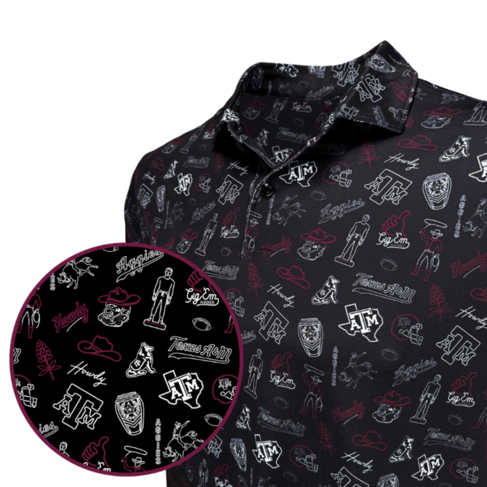 TAMU Neon Nightlife Polo