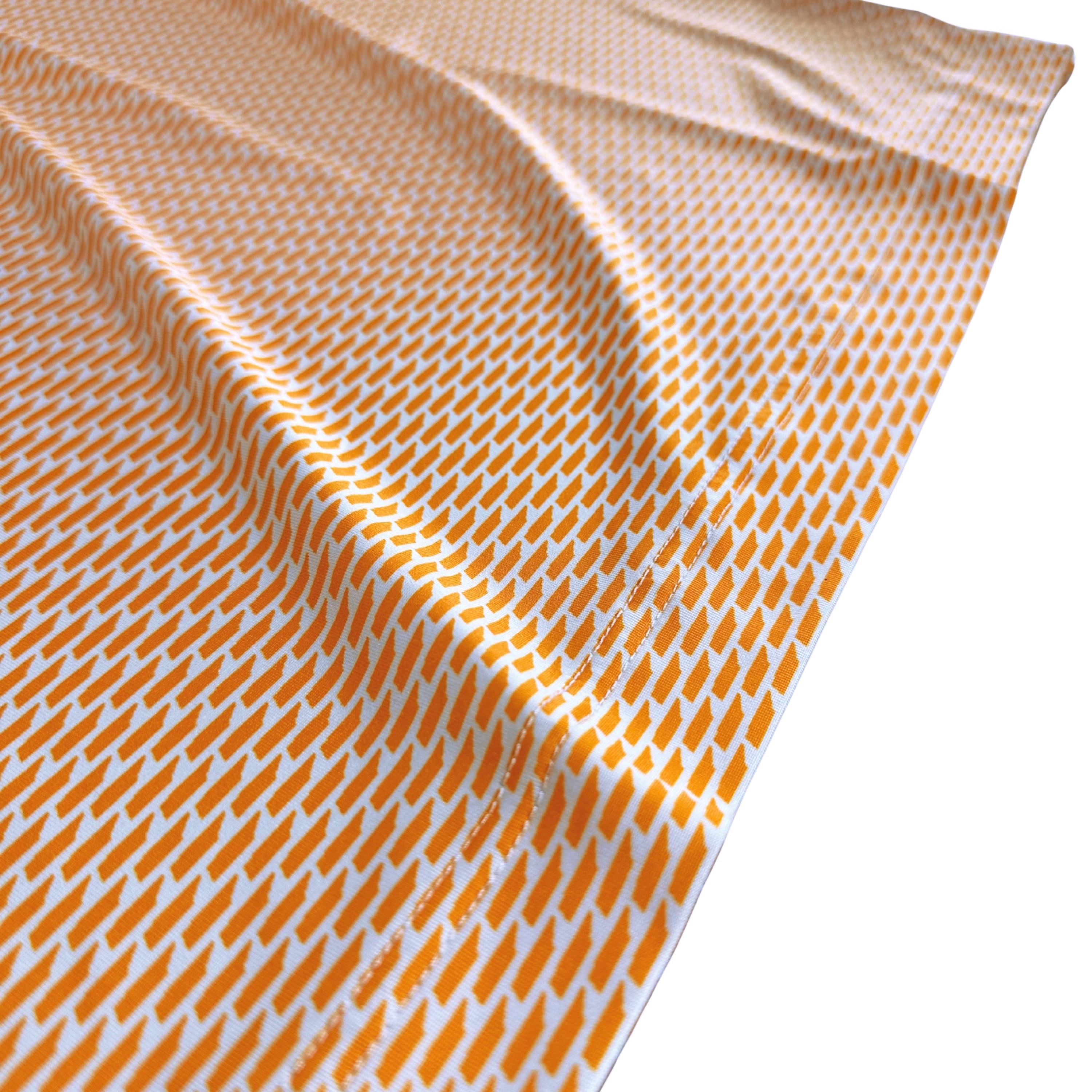 Textured fabric with a pattern on a white background