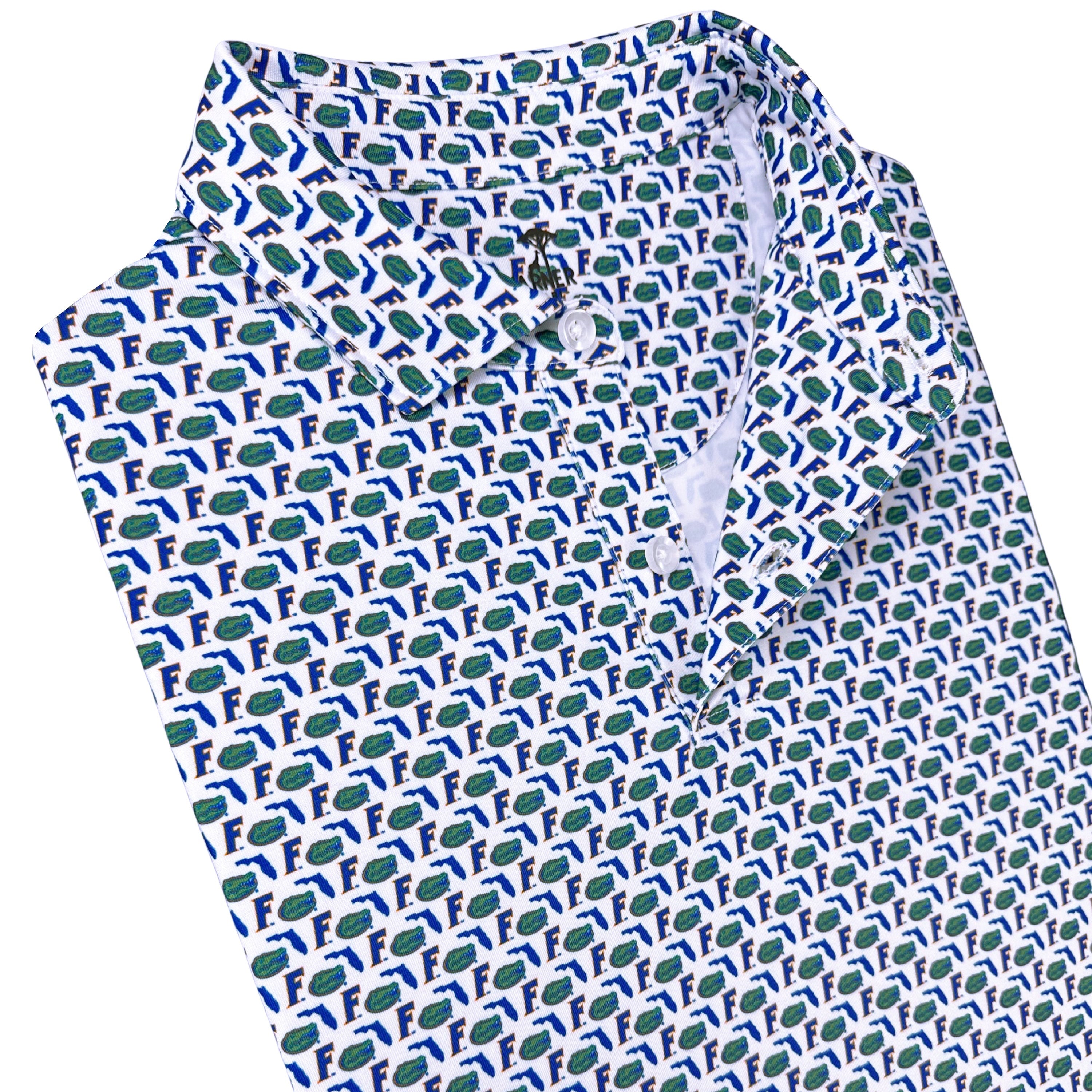 Product image of a polo t-shirt with animal