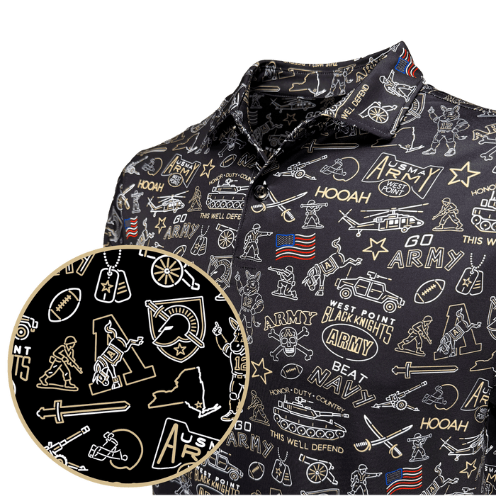 USMA Black Knights Neon Nightlife Polo