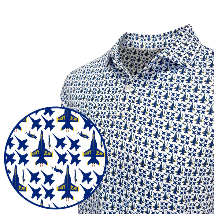 USN Blue Angels Diamond Formation Polo