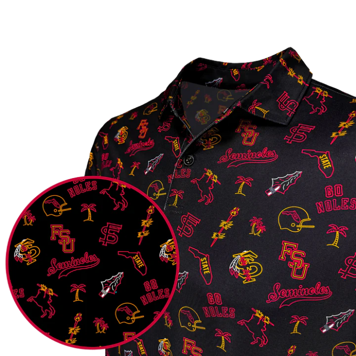 FSU Neon Nightlife Polo