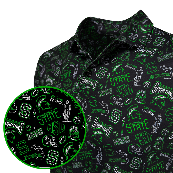 MSU Neon Nightlife Polo