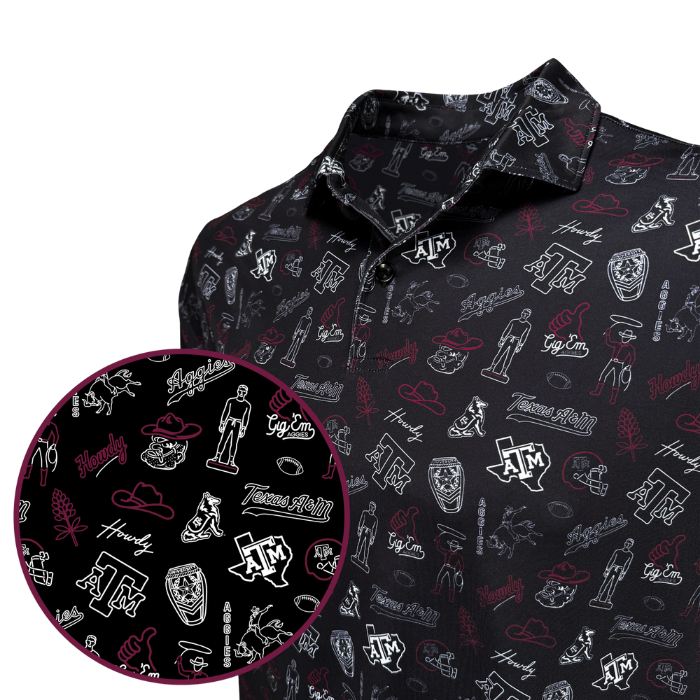 TAMU Neon Nightlife Polo