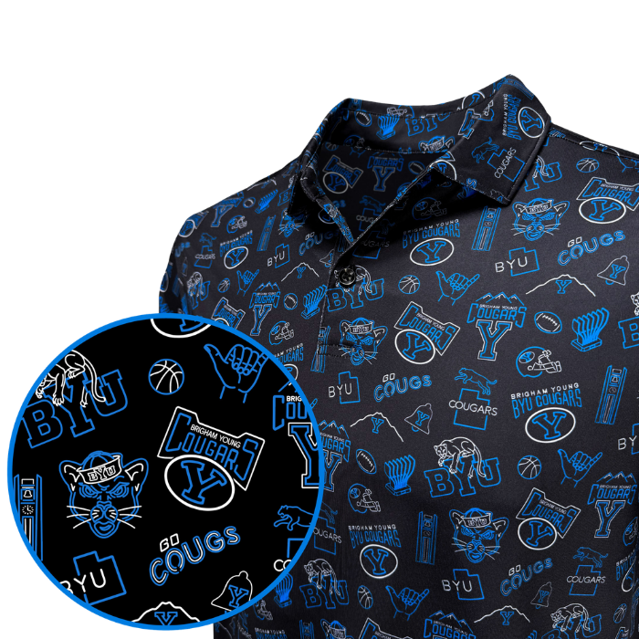BYU Neon Nightlife Polo