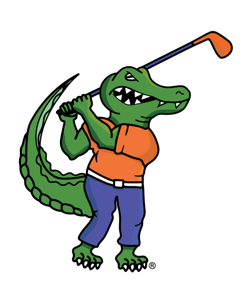 Golfing Gator Youth Polo